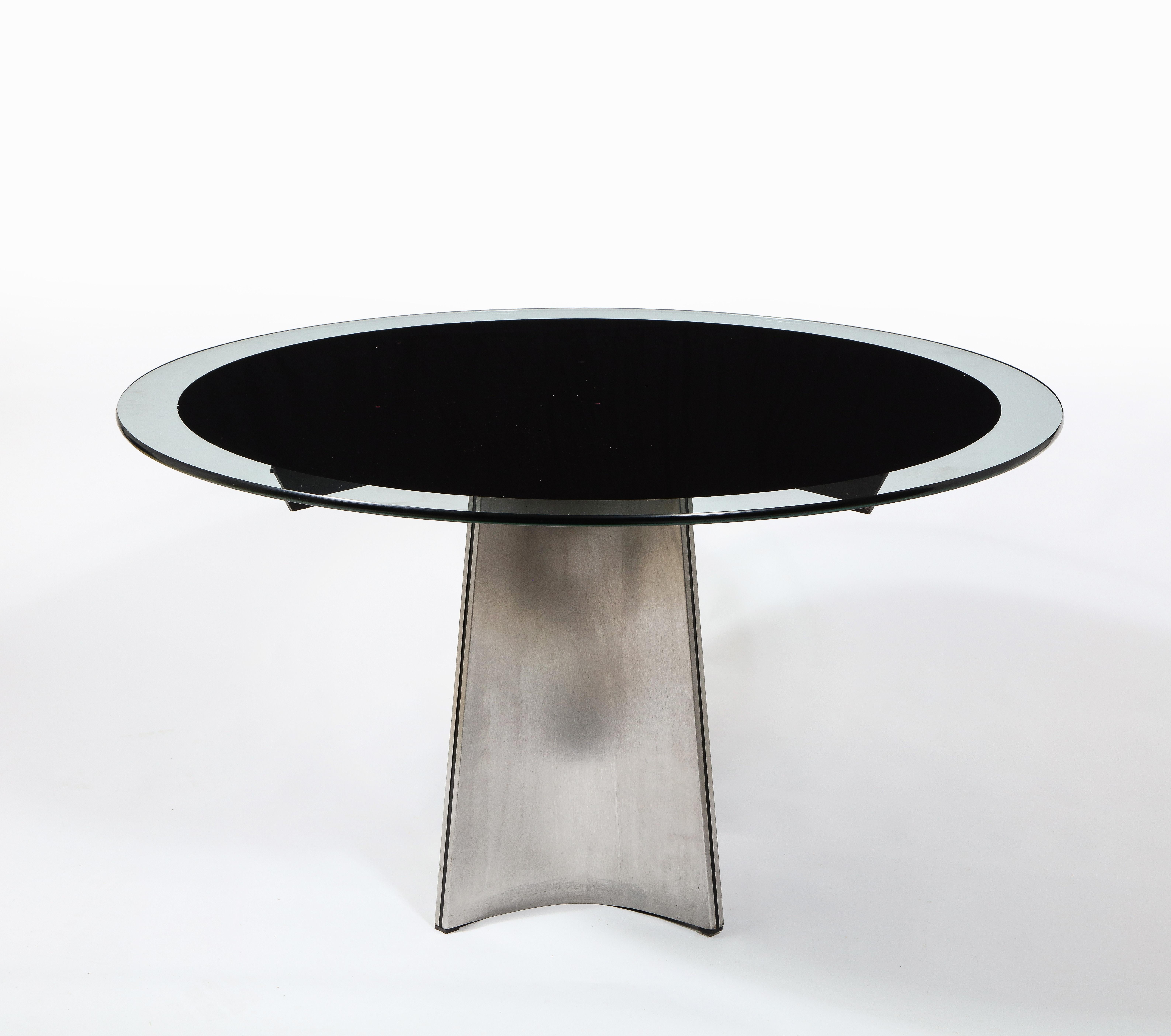 French Dining Table by Luigi Saccardo for Maison Jansen, France, 1970s