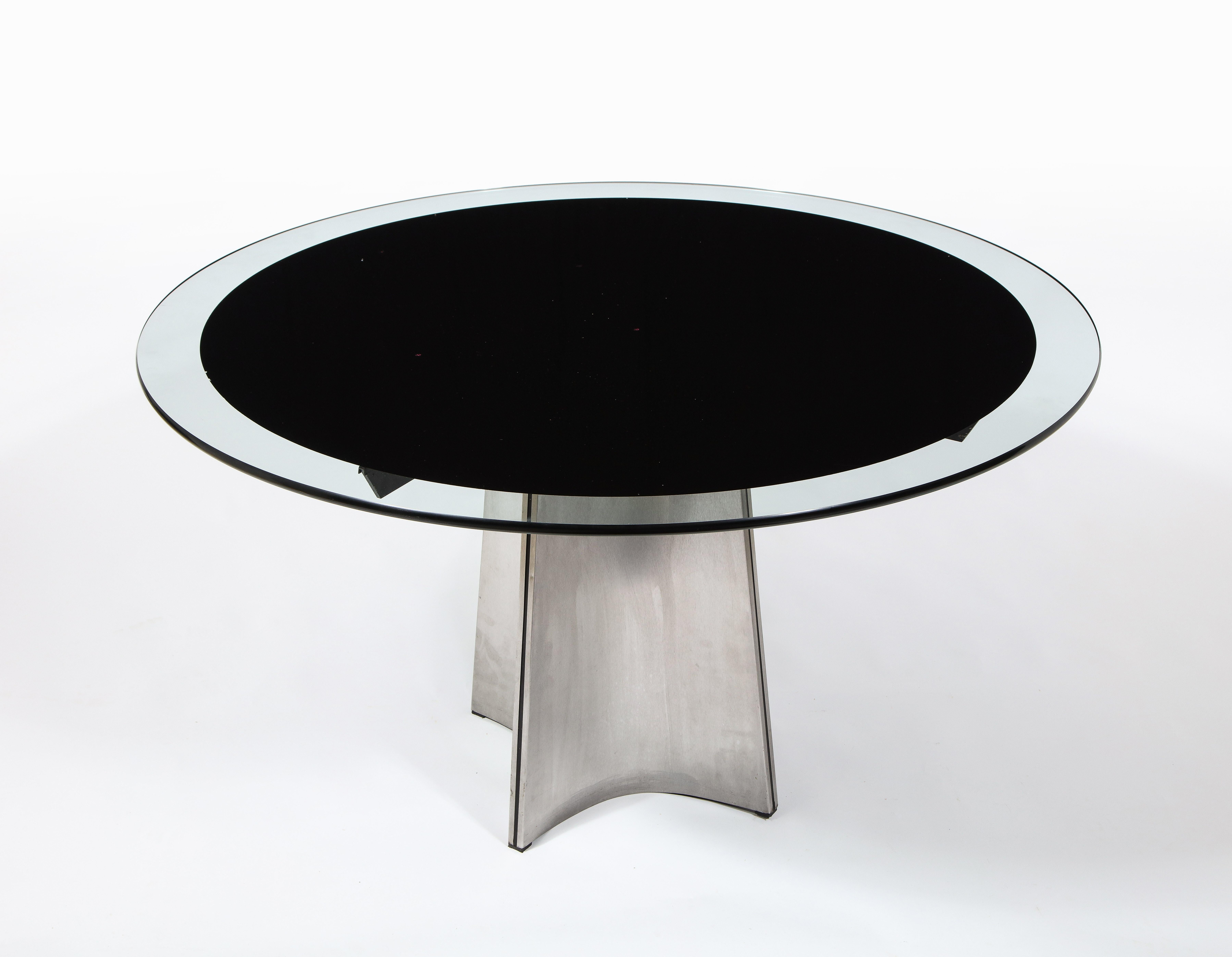 Dining Table by Luigi Saccardo for Maison Jansen, France, 1970s In Good Condition In New York, NY