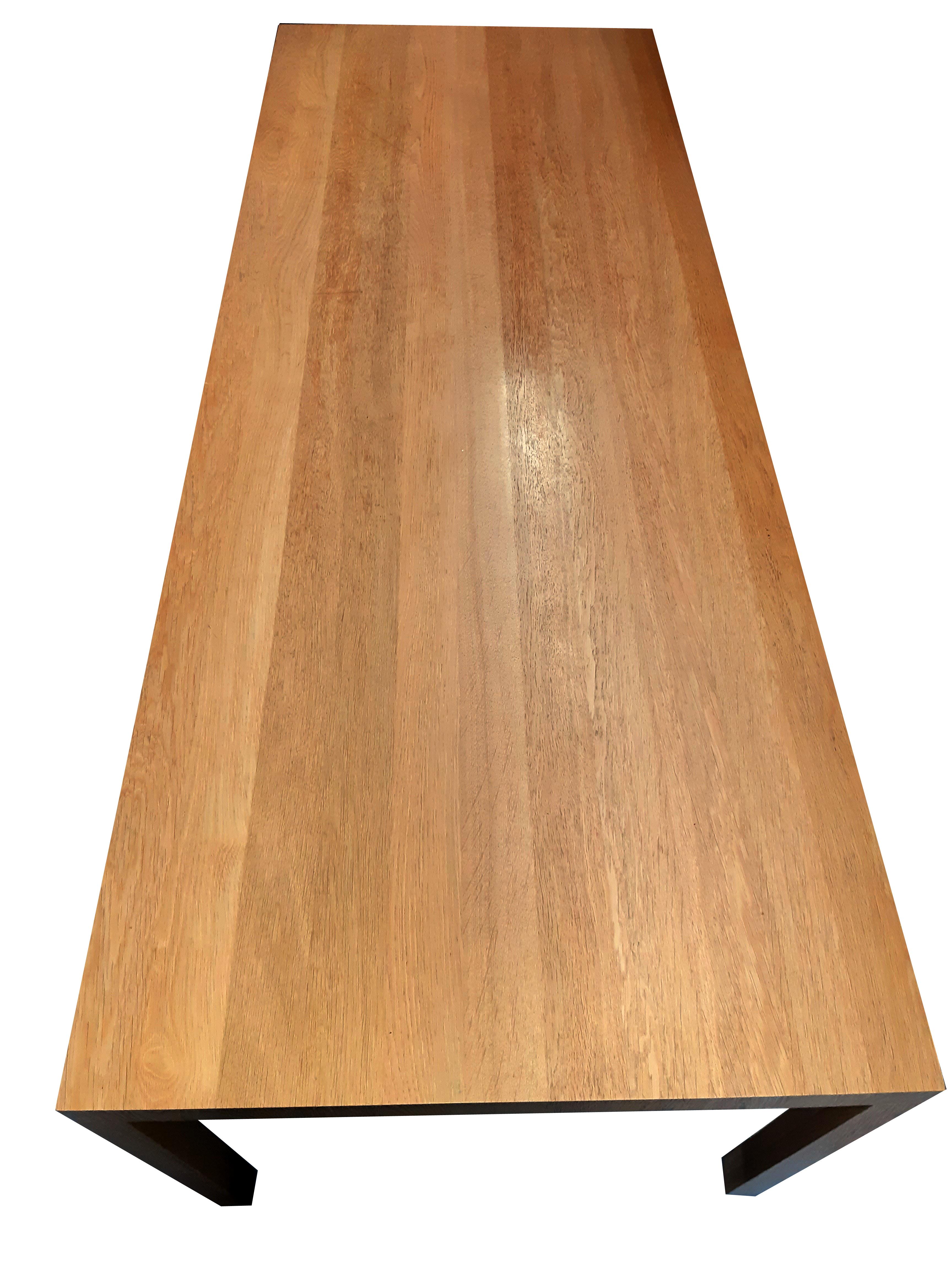 Hardwood Dining table by MAARTEN VAN SEVEREN T88W for VITRA For Sale