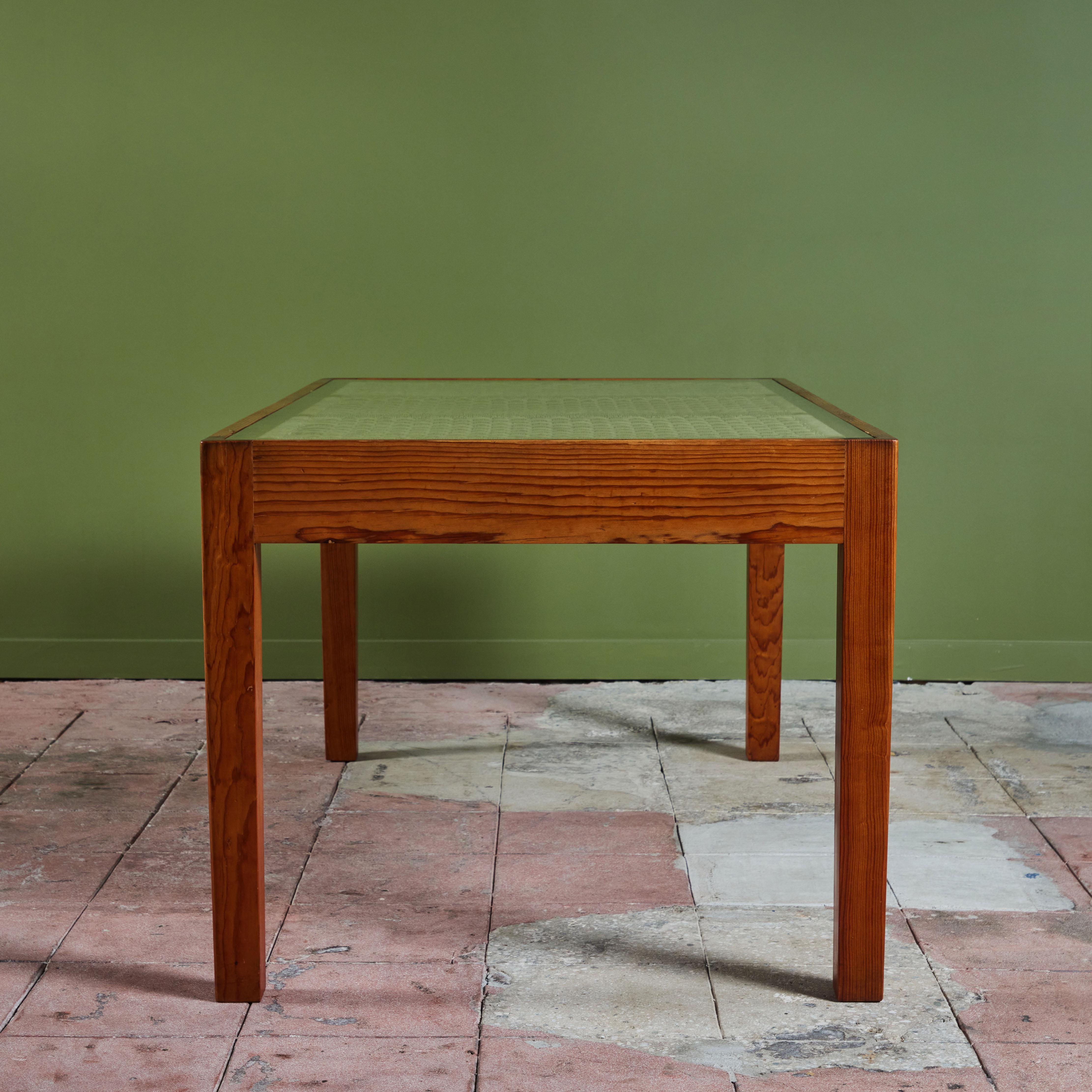 20th Century Dining Table by Michael van Beuren for Domus For Sale