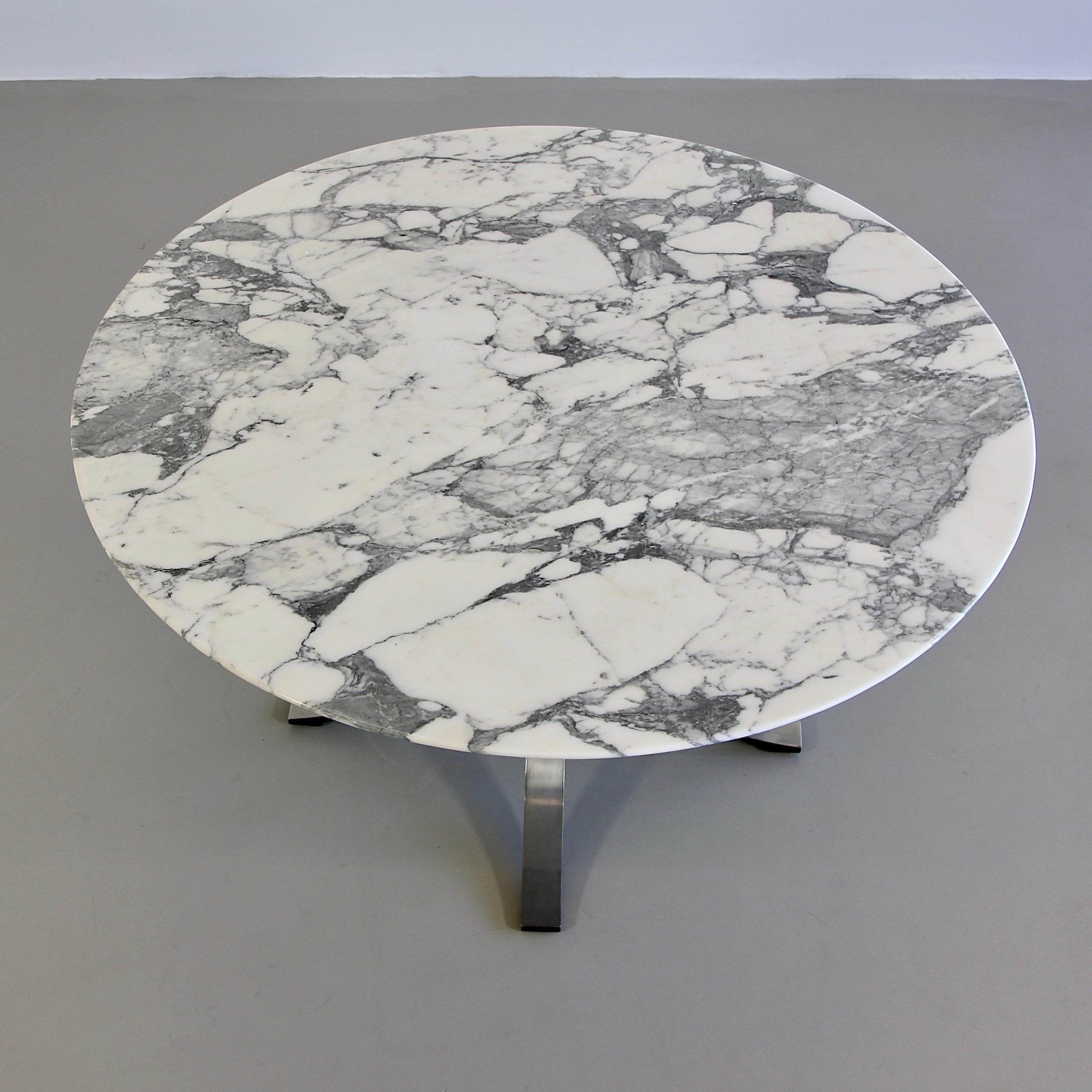 Modern Dining Table by Osvaldo Borsani & Eugenio Gerli with Marble Top, 1963-1964