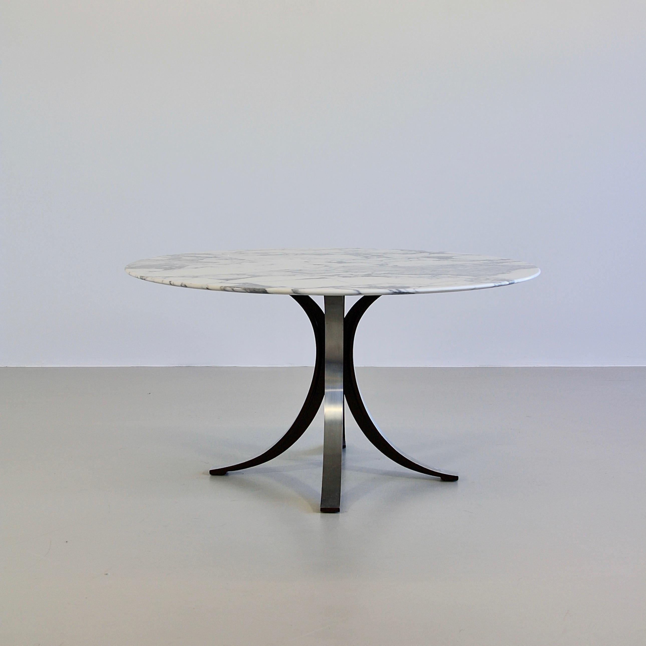 Dining Table by Osvaldo Borsani & Eugenio Gerli with Marble Top, 1963-1964 In Good Condition In Berlin, Berlin