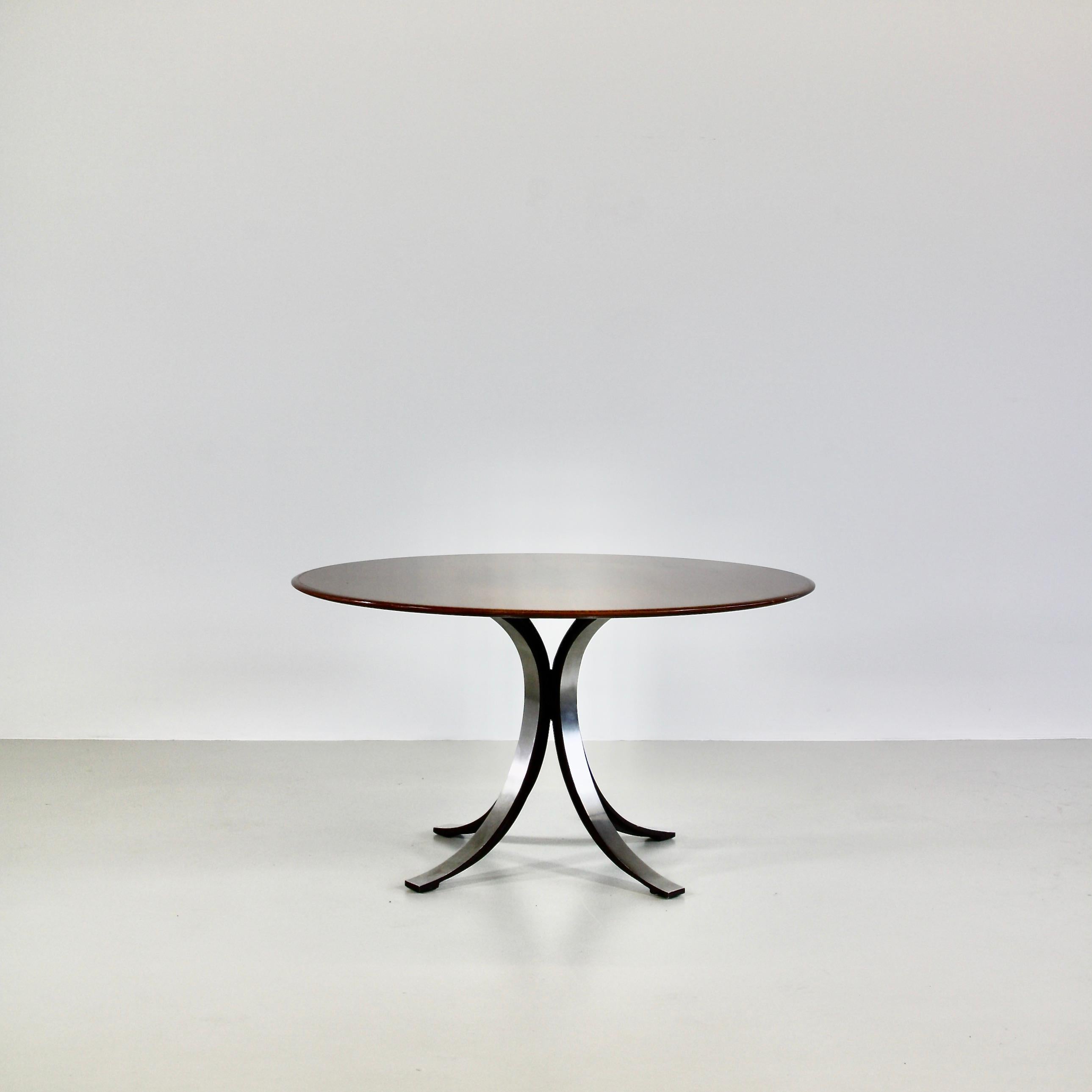 Modern Dining Table by Osvaldo Borsani & Eugenio Gerli with Wooden Top, 1963-1964