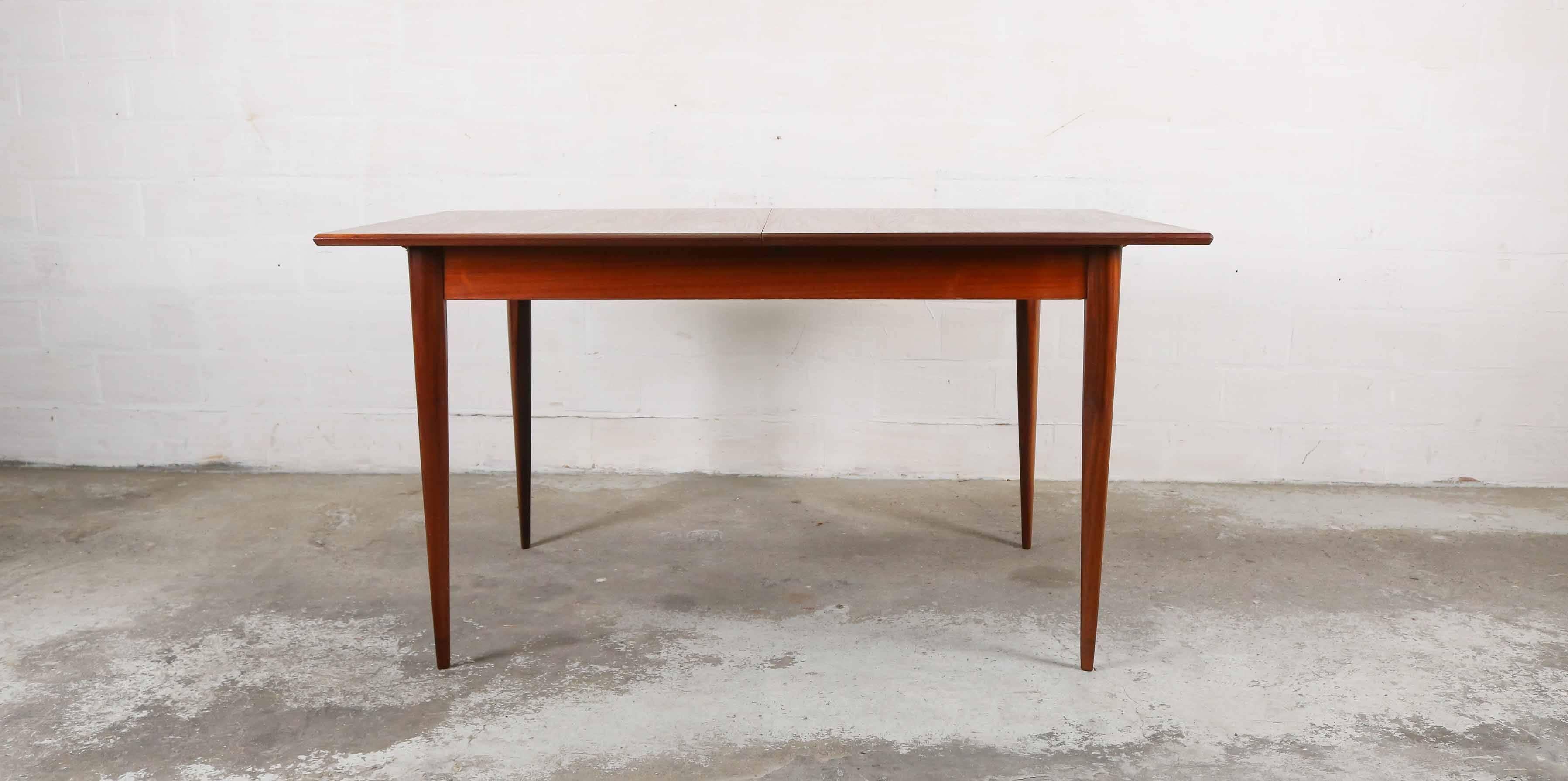 Mid-Century Modern Dining Table by Oswald Vermaercke For Sale