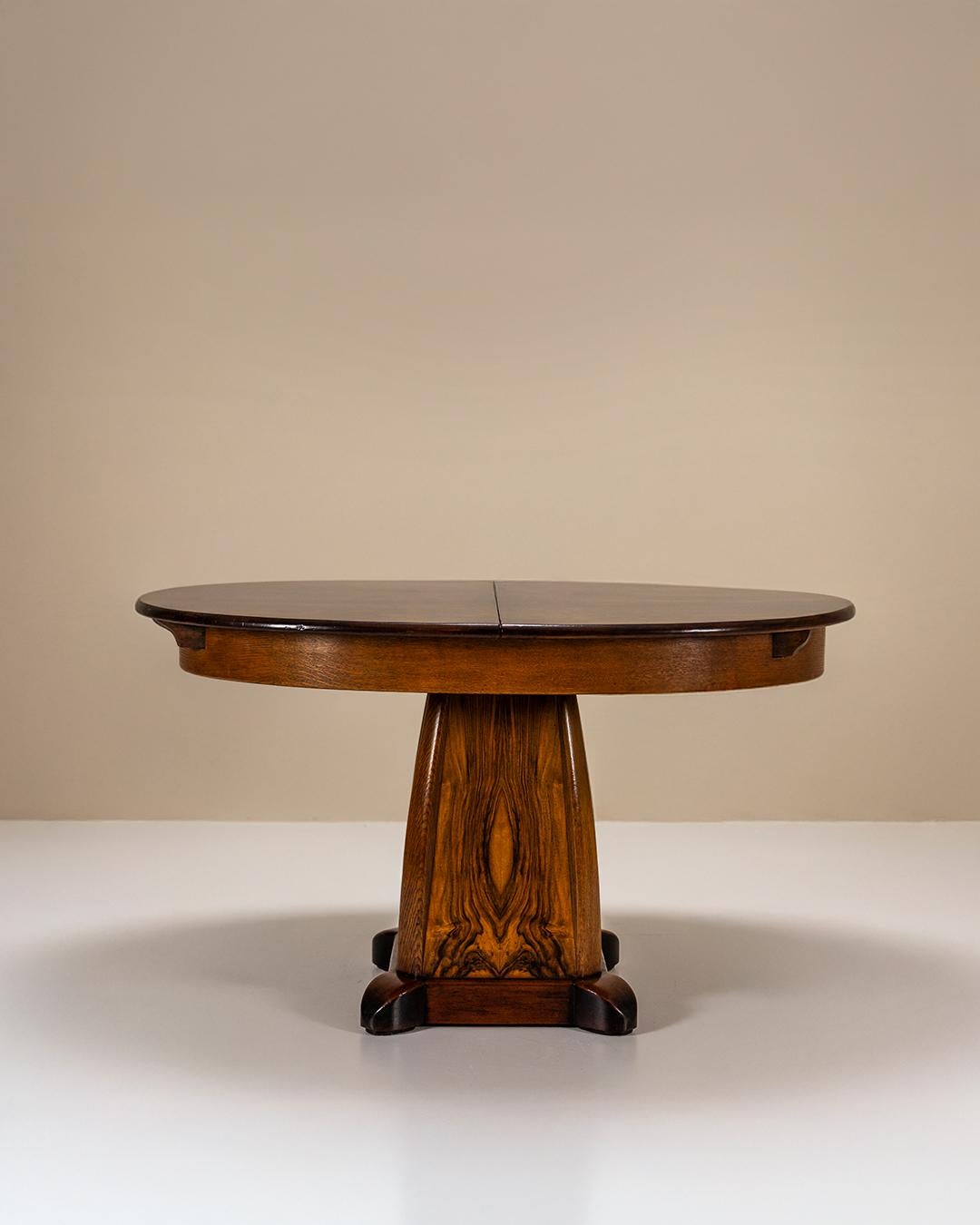 Mesa de comedor de Paul Bromberg para Pander, Países Bajos 1927 Art Decó en venta