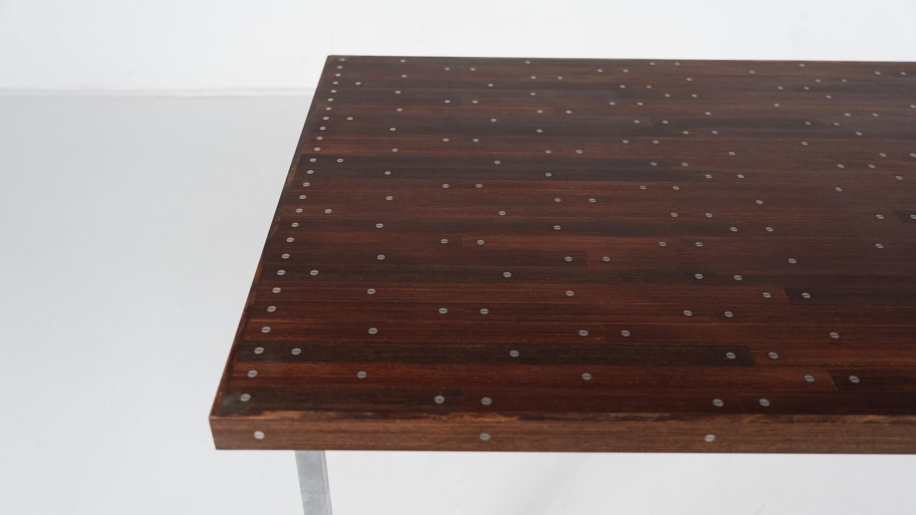 Dining Table by Philippe Neerman for Decoene from The National Library For Sale 4