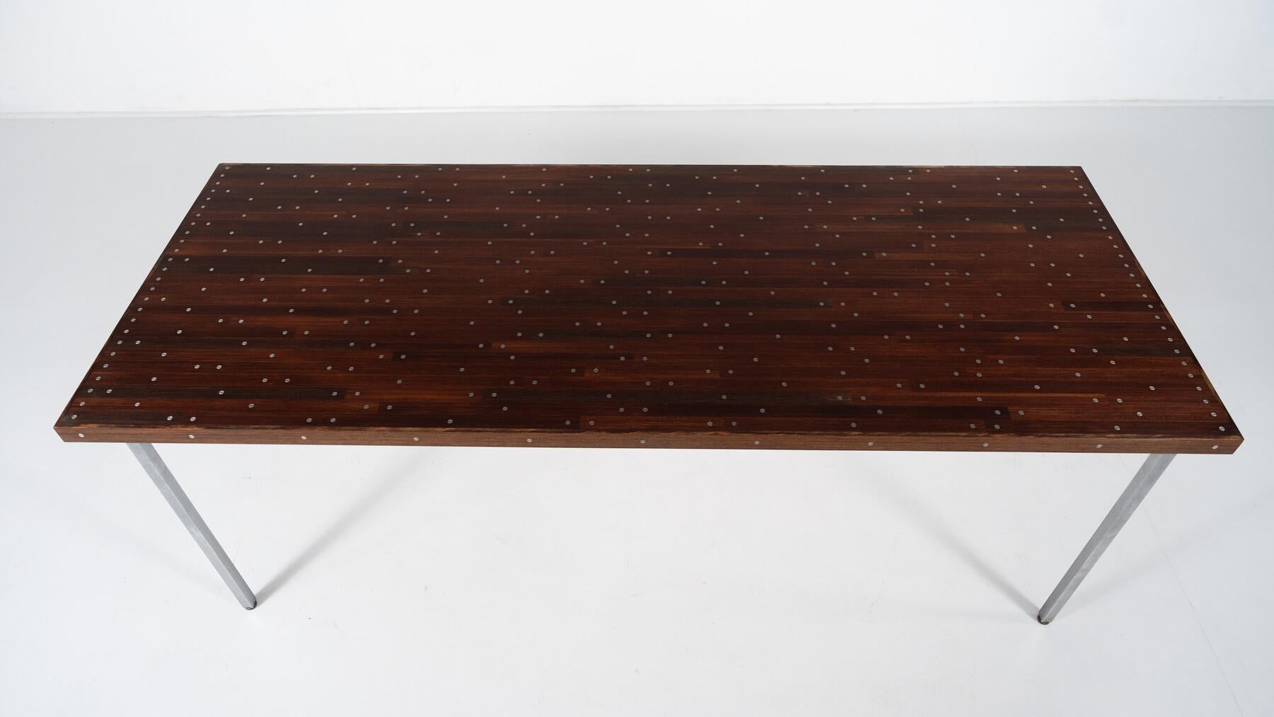 Dining Table by Philippe Neerman for Decoene from The National Library For Sale 5