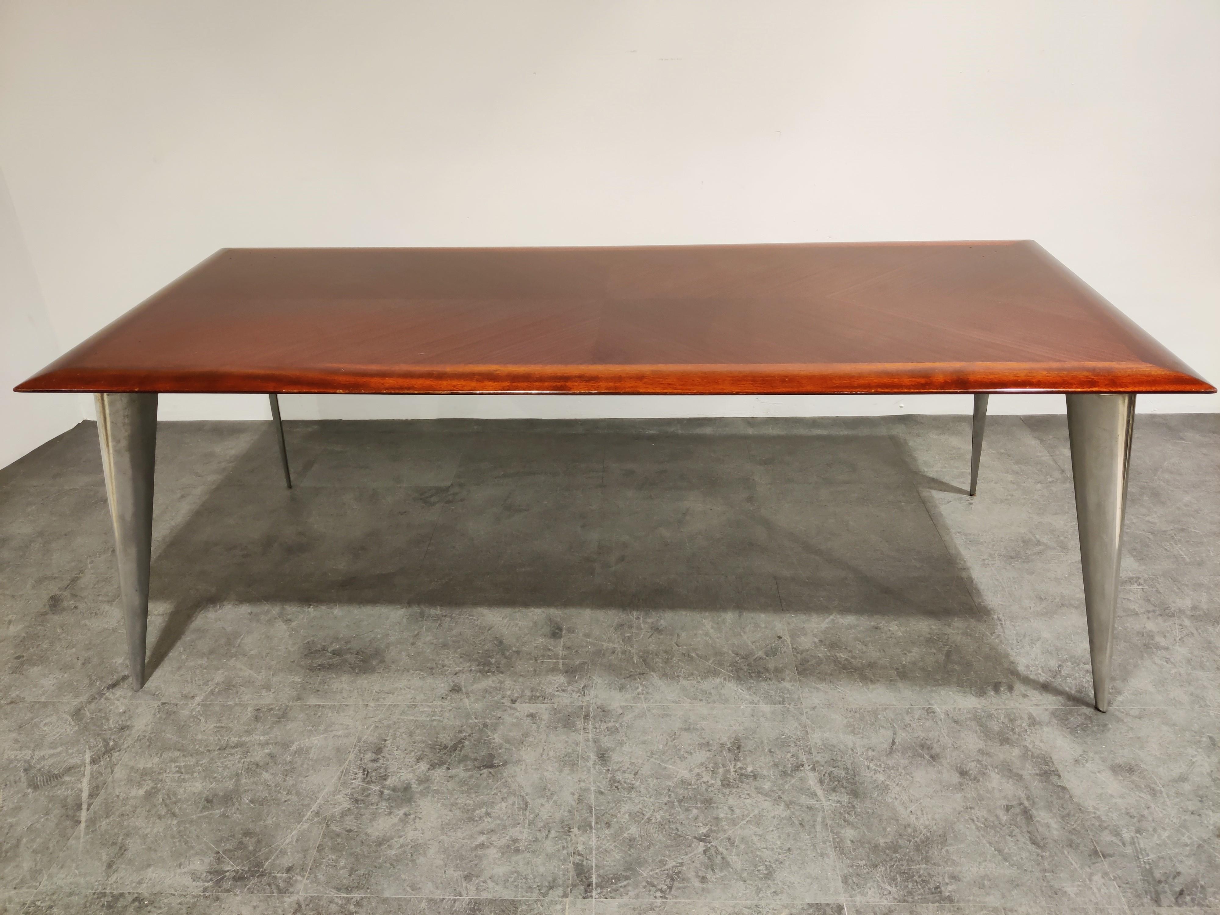 Cast Dining Table by Philippe Starck for Aleph, M Series, 1987