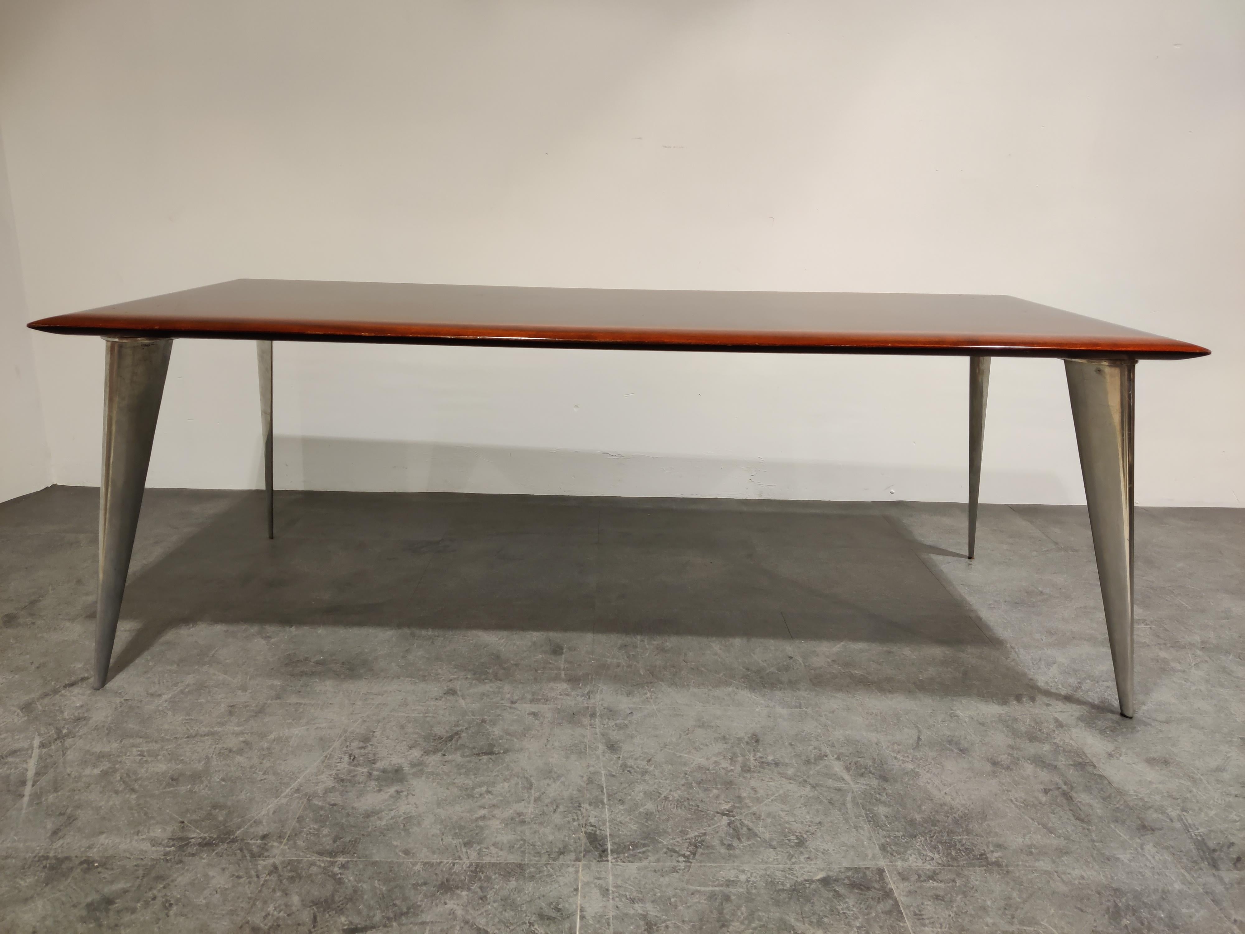 Dining Table by Philippe Starck for Aleph, M Series, 1987 In Good Condition In HEVERLEE, BE