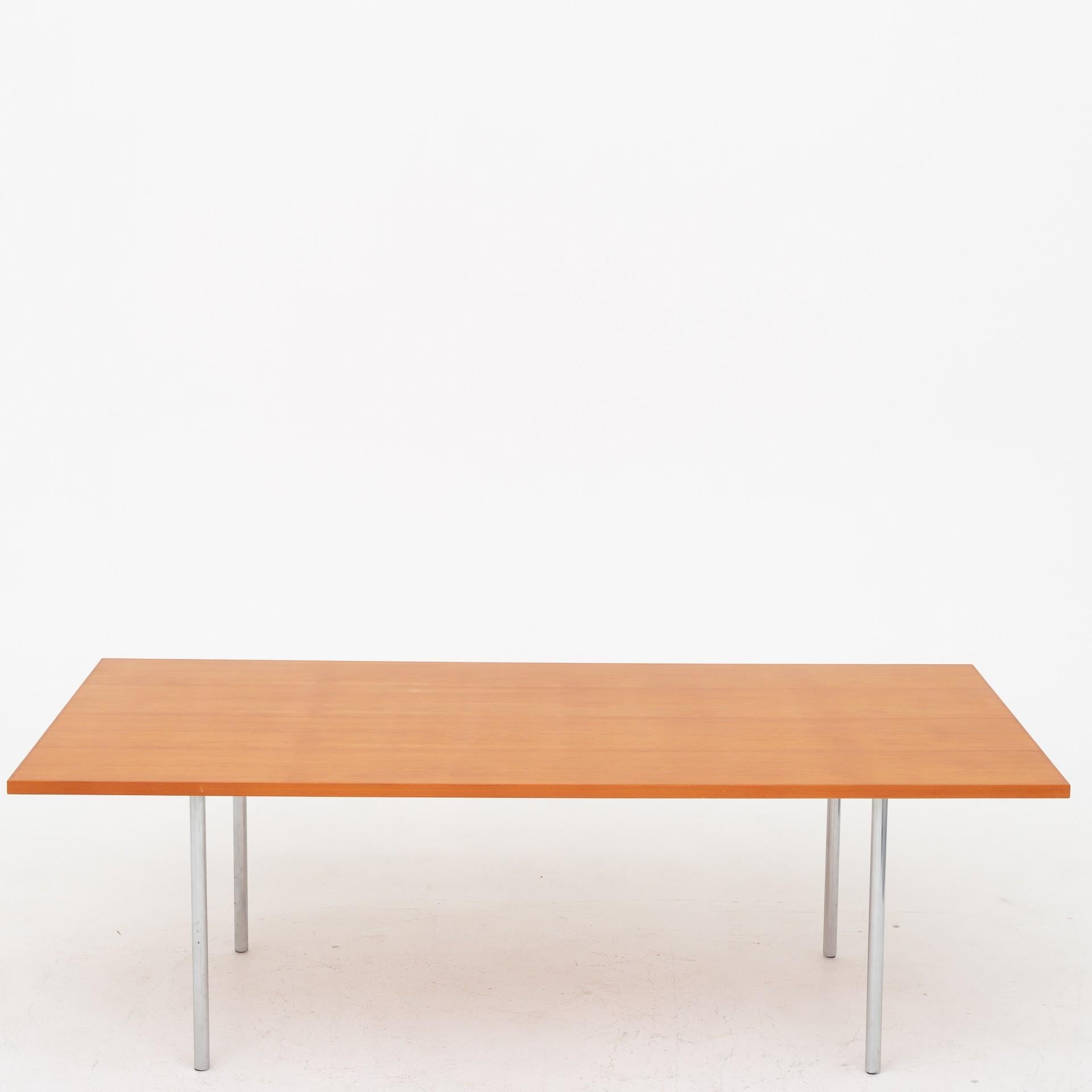 Lacquered Dining Table by Poul Kjærholm For Sale