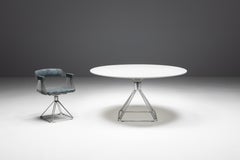 Mesa de comedor de Rudi Verhelst para Novalux, Bélgica, años 70