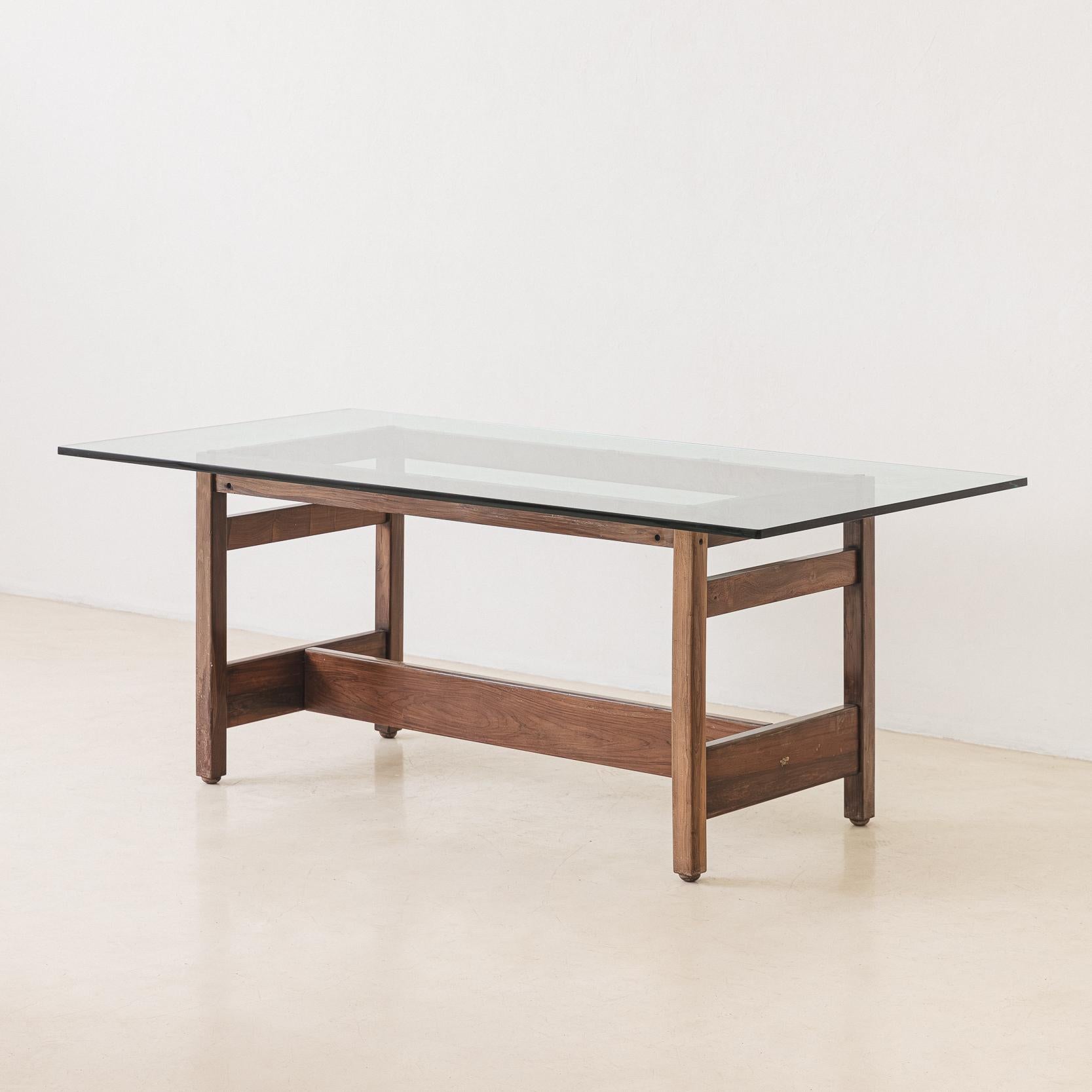 Brésilien Table de salle à manger par Sergio Rodrigues, Brazilian Midcentury Design en vente