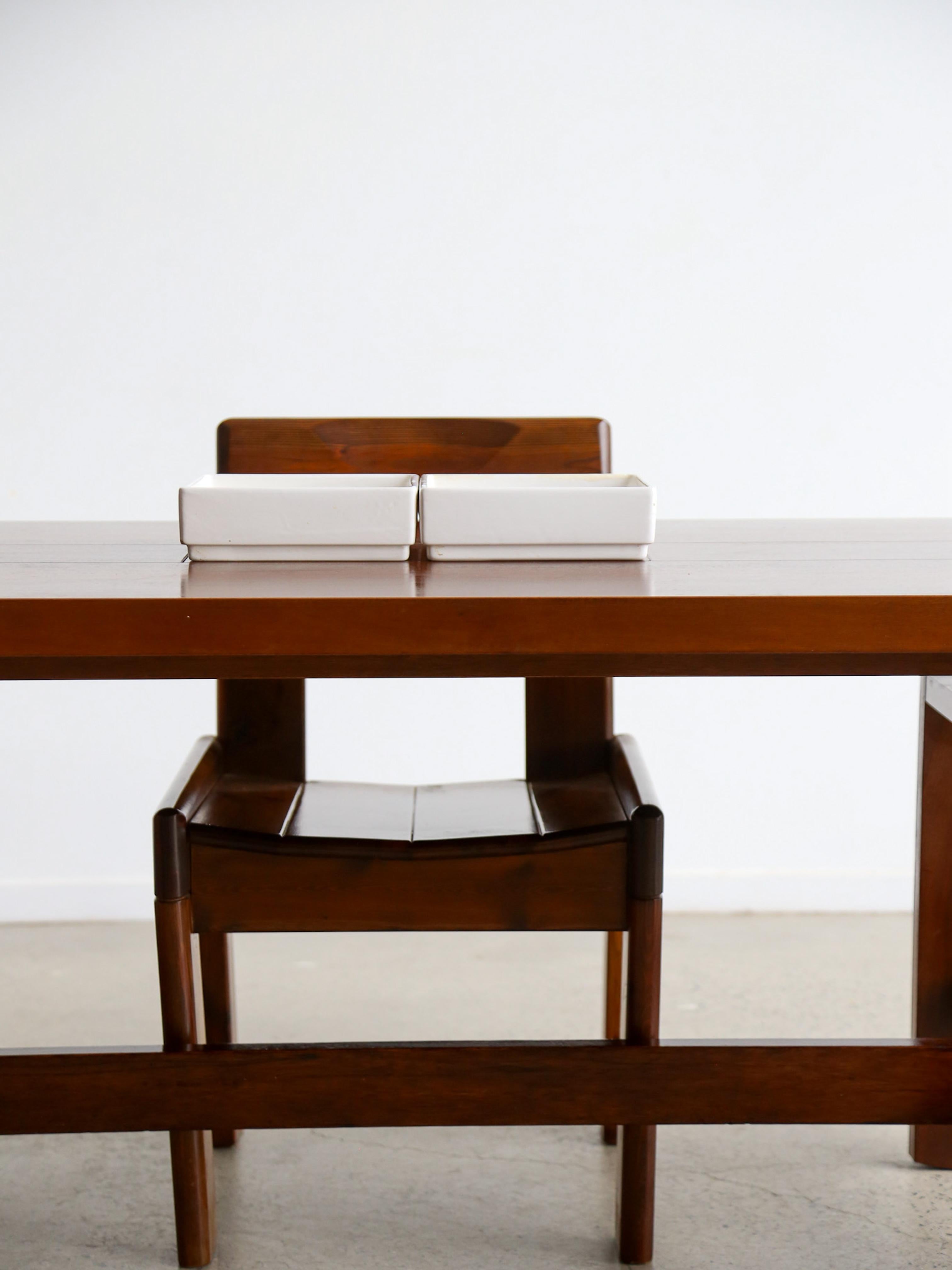 italien Table de salle à manger Silvio Coppola pour Bernini Mod 611 en vente