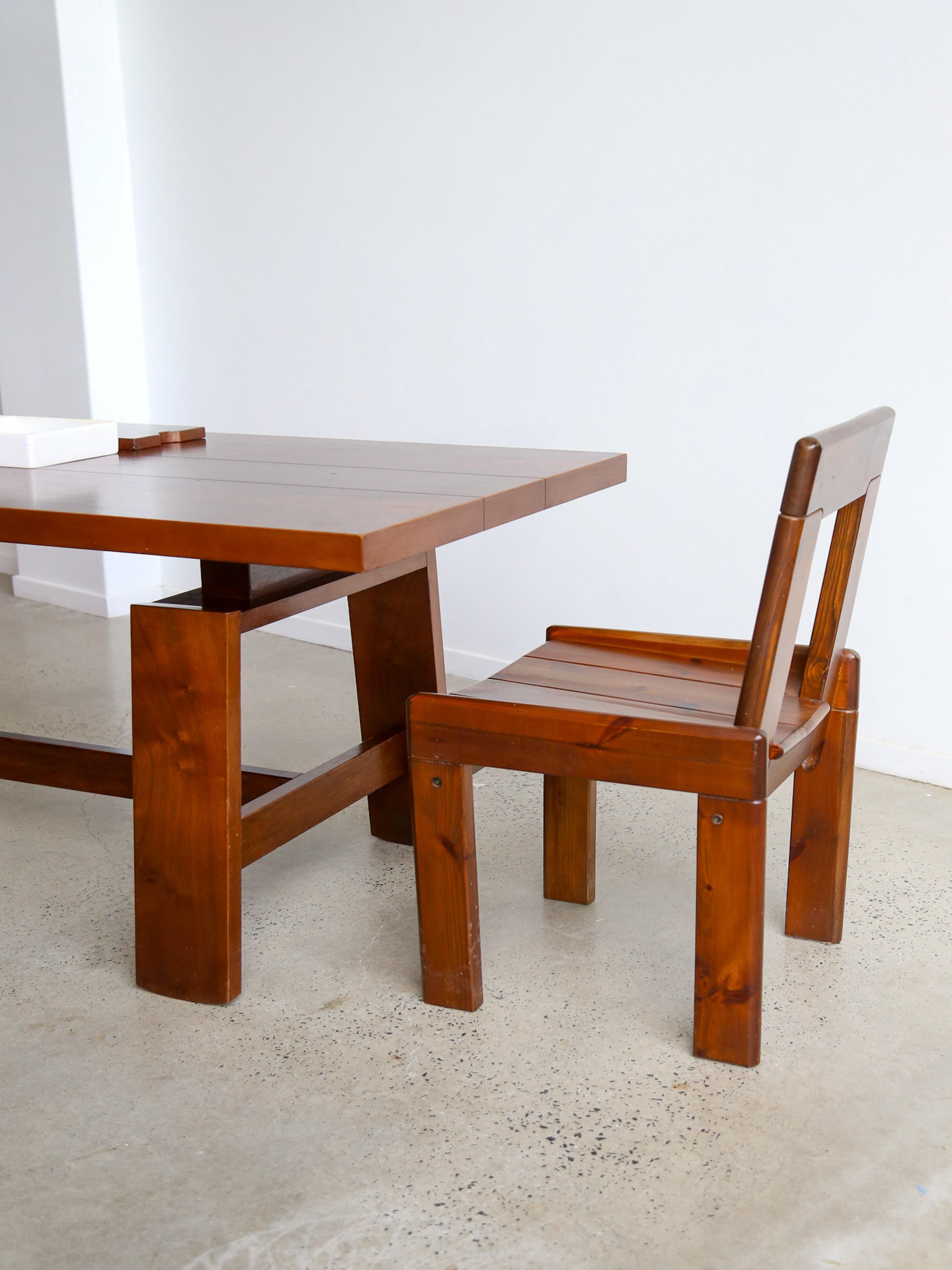 Table de salle à manger Silvio Coppola pour Bernini Mod 611 Bon état - En vente à Byron Bay, NSW