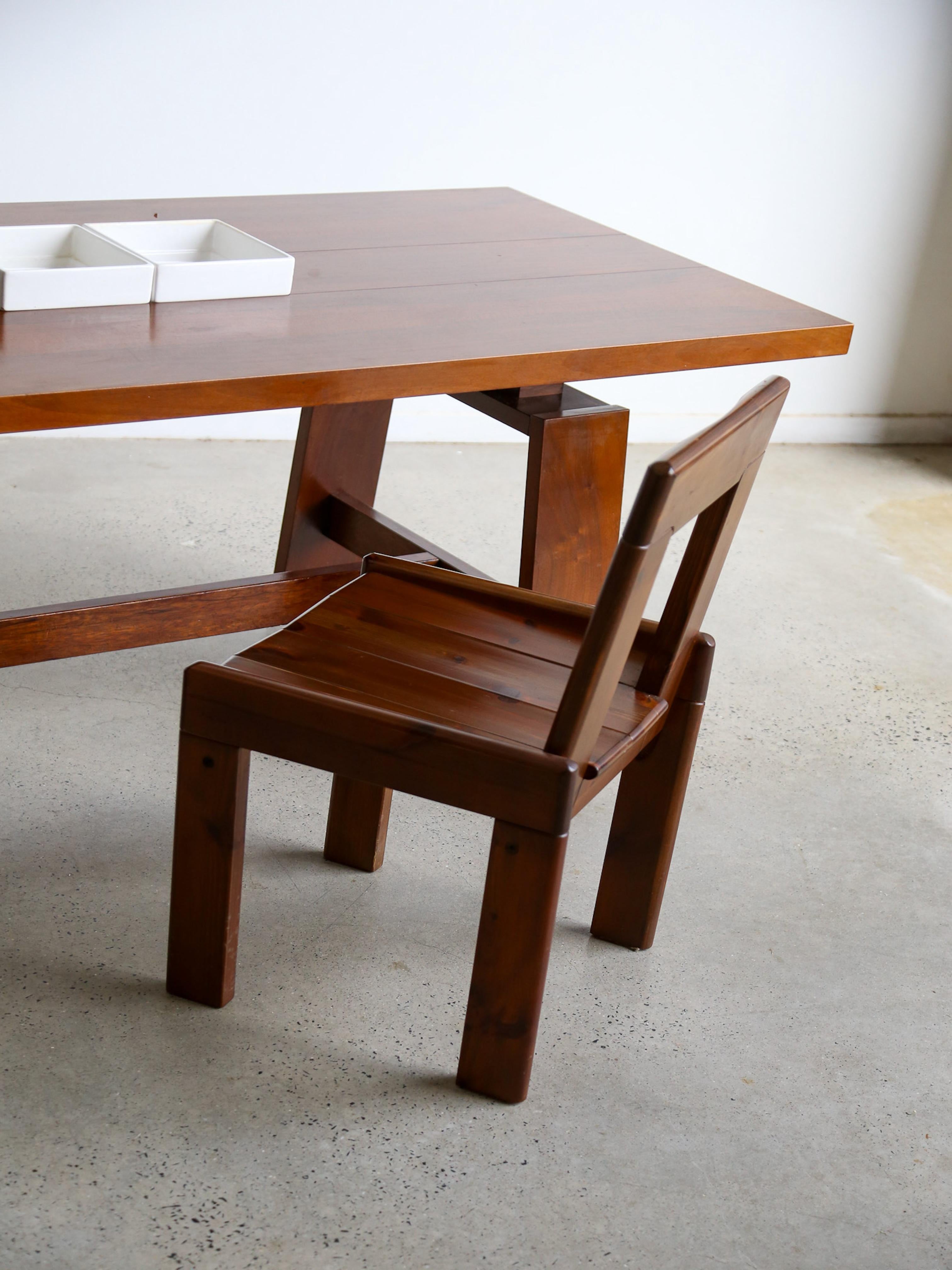 Milieu du XXe siècle Table de salle à manger Silvio Coppola pour Bernini Mod 611 en vente