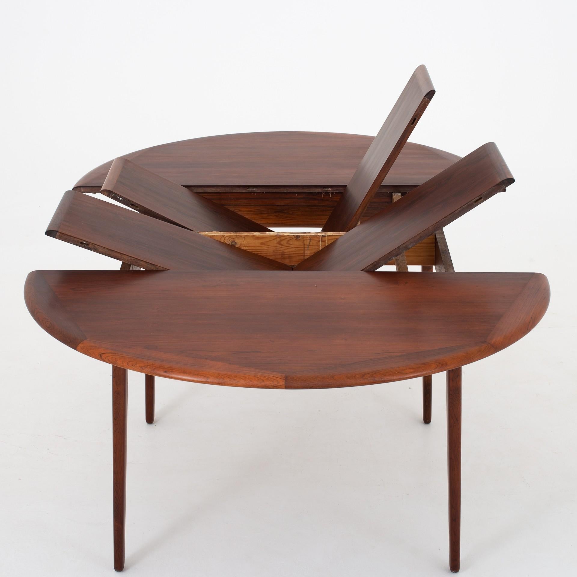 Dining table by Svend Aage Madsen In Fair Condition In Copenhagen, DK