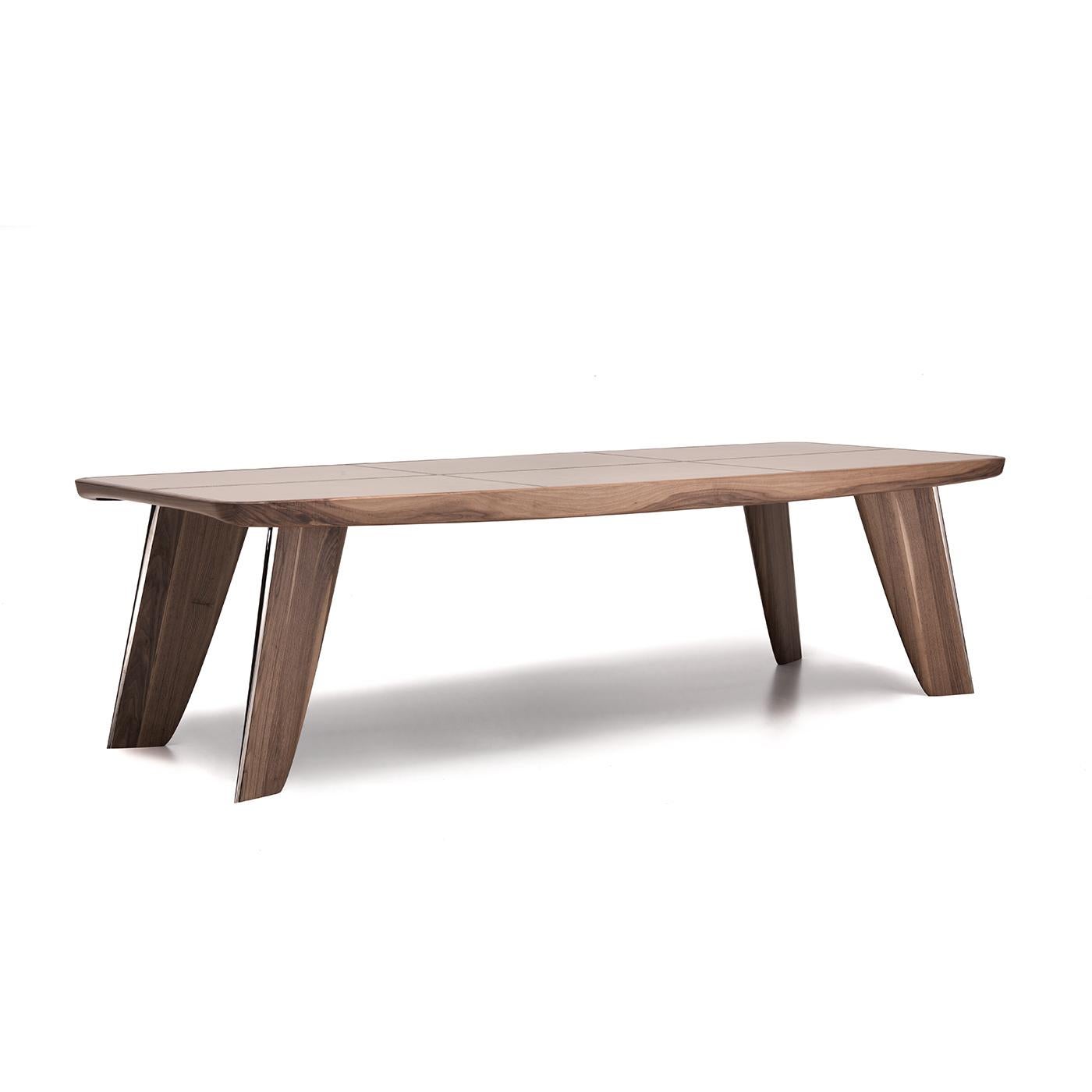 Modern Dining Table by Tomaso Schiaffino For Sale