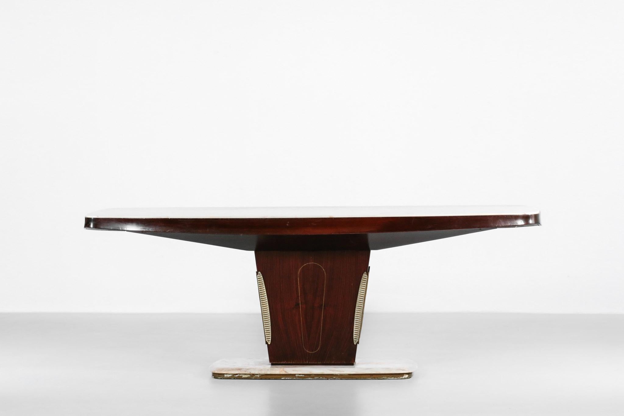 Dining Table by Vittorio Dassi 1960s Italian Design 1