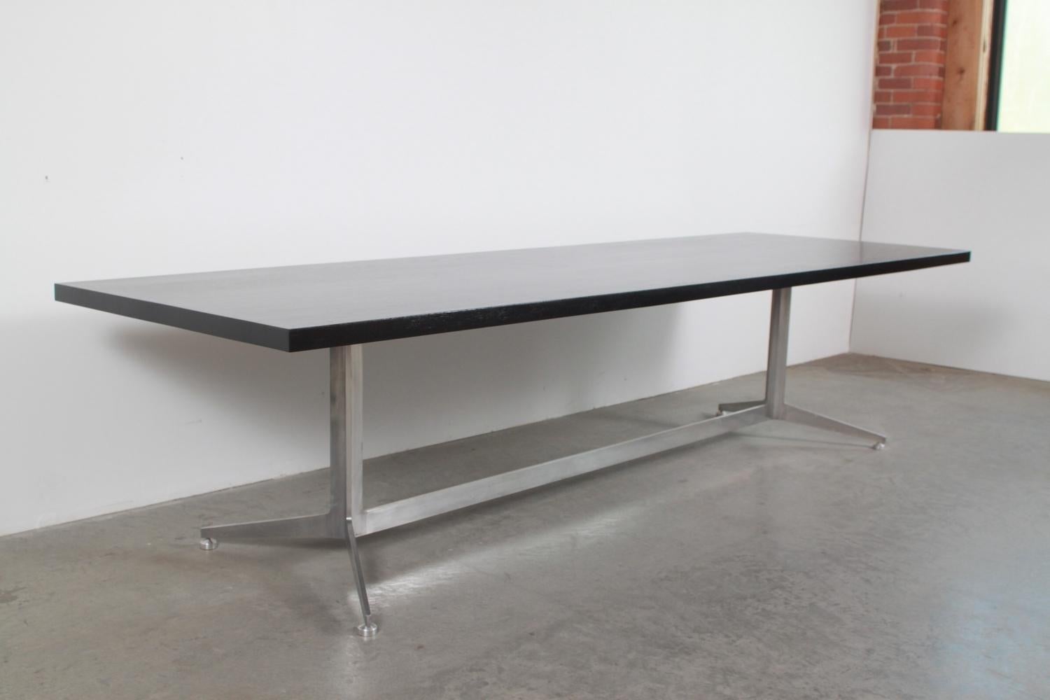 American Large Dining Table by Ward Bennett