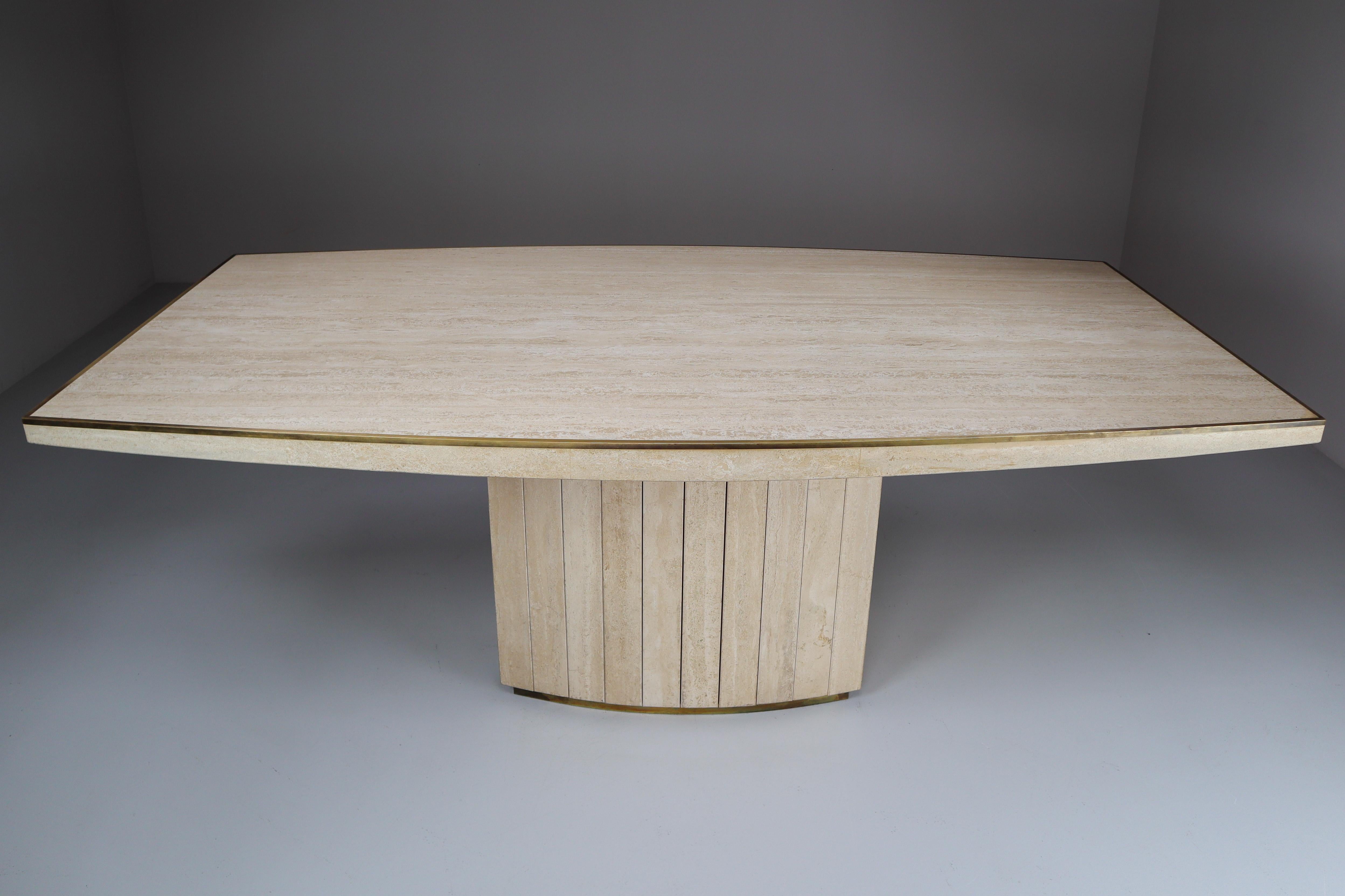 Dining Table by Willy Rizzo for Jean Charles, France, 1970s 1