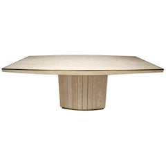 Dining Table by Willy Rizzo for Jean Charles, France, 1970s