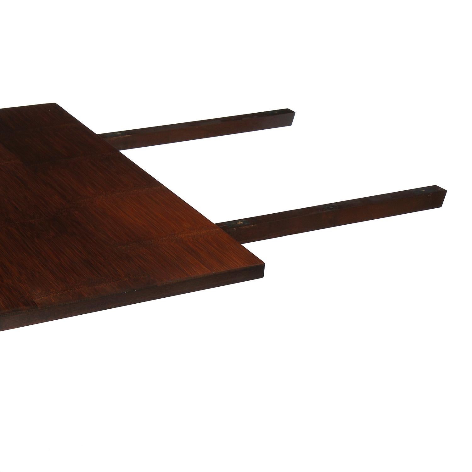 American Wyeth Original Split Bamboo Dining / Conference Table with End Leaves