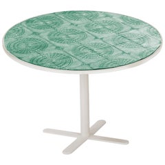 Dining Table Caldas 75Ø with Handmade Tiles