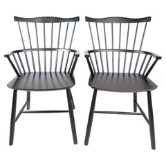 Dining Table Chairs, Model J52B, Beech Wood, FDB Møbler