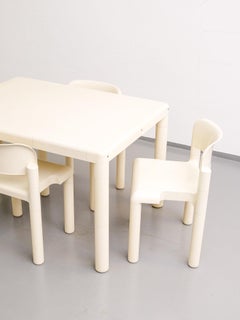 Table à manger & Ensemble de chaises par Eero Aarnio pour Upo Furniture:: 1970