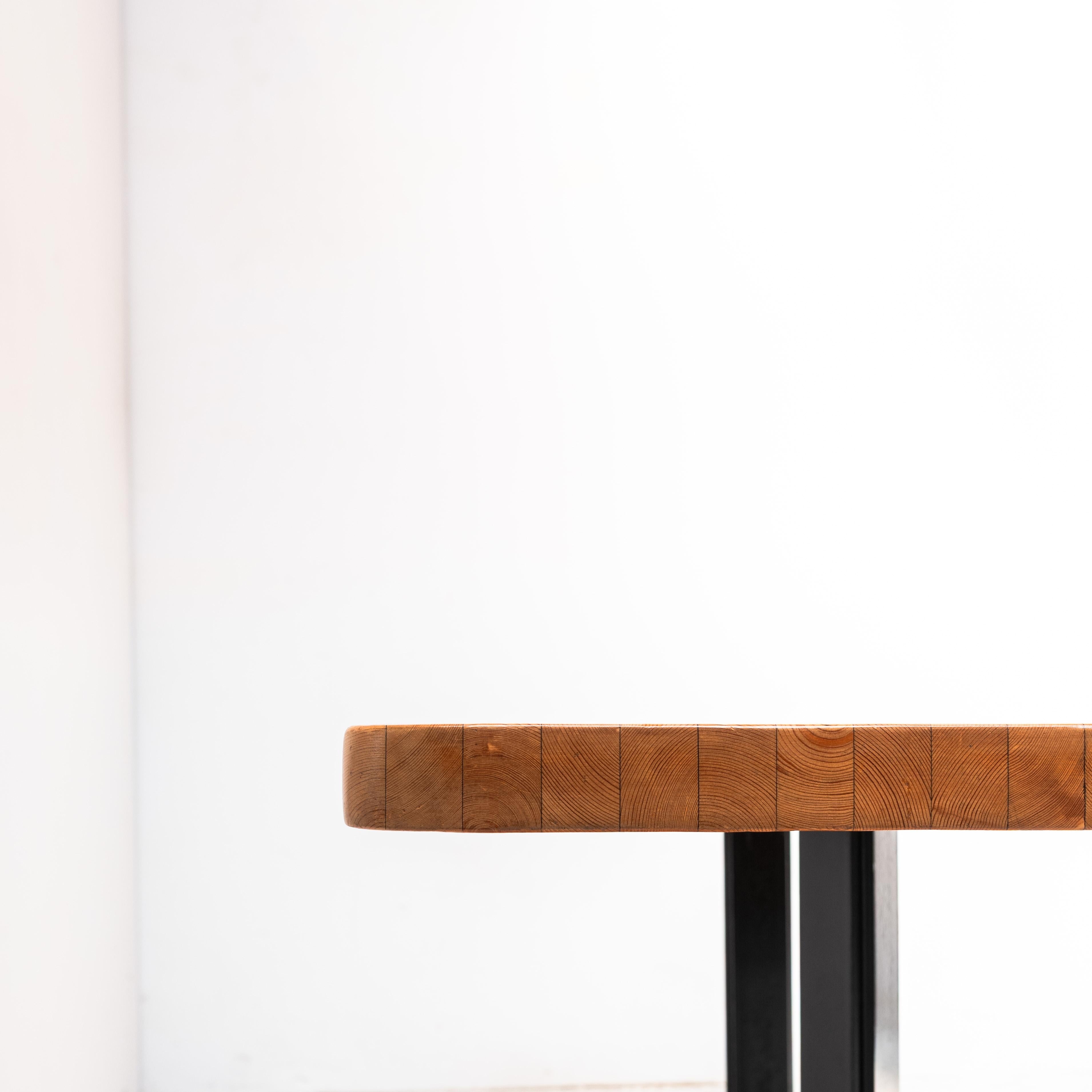 Dining Table, Charlotte Perriand, Les arcs 1800 , 1970s For Sale 3