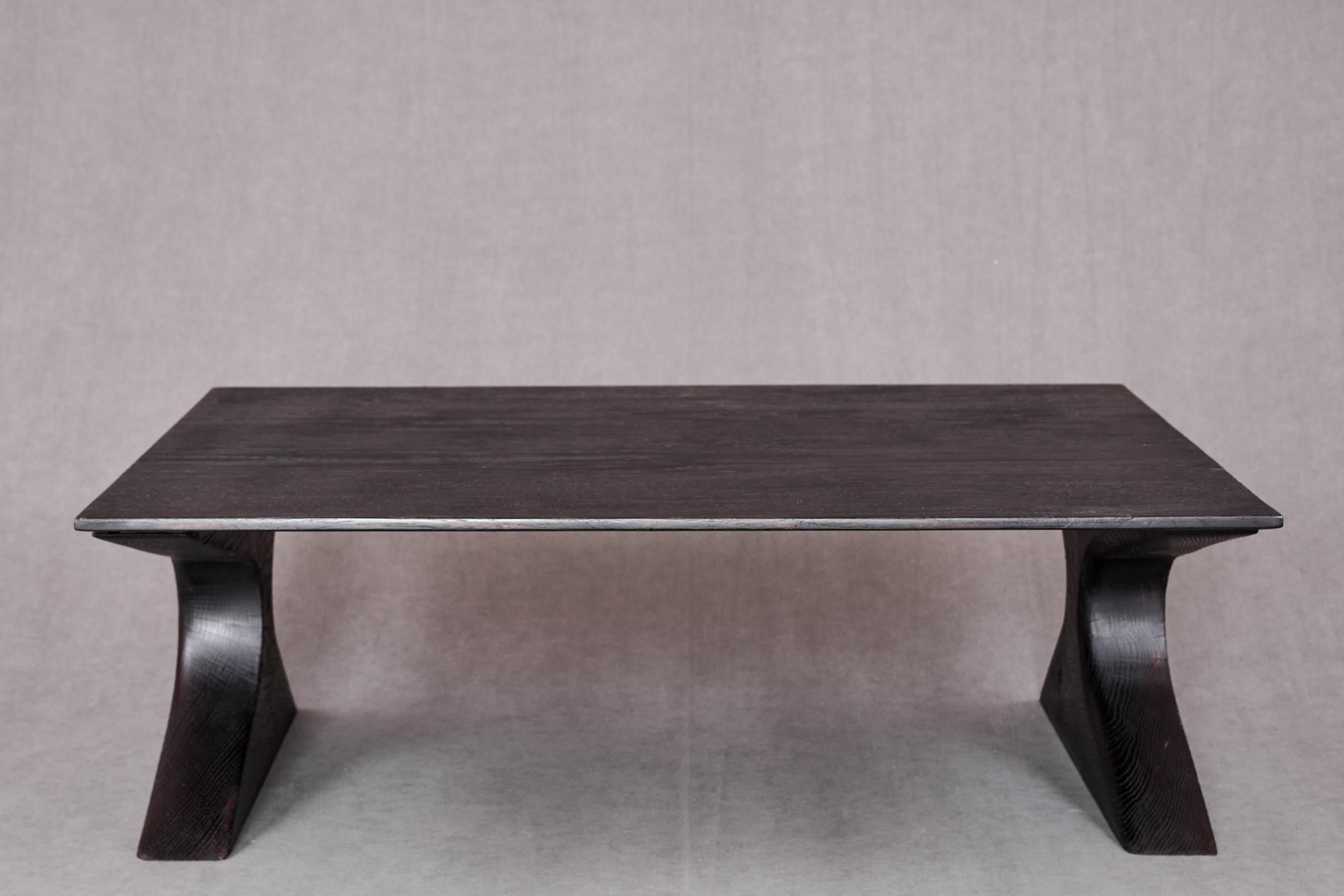 Oak Dining Table, Contemporary Original Design, Logniture For Sale