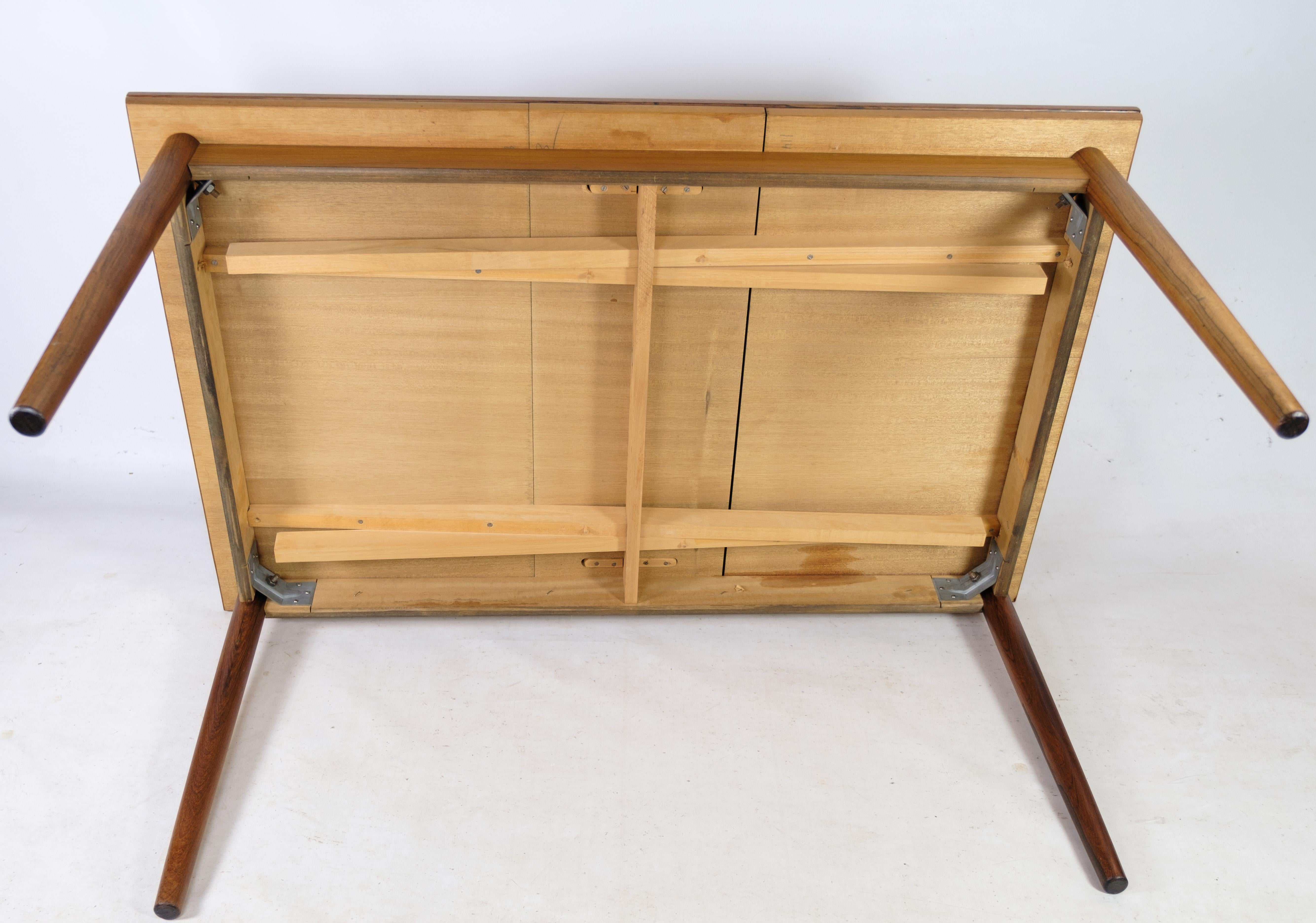 Dining Table, Danish Design, Rosewood, Dutch Extensions, 1960s For Sale 1