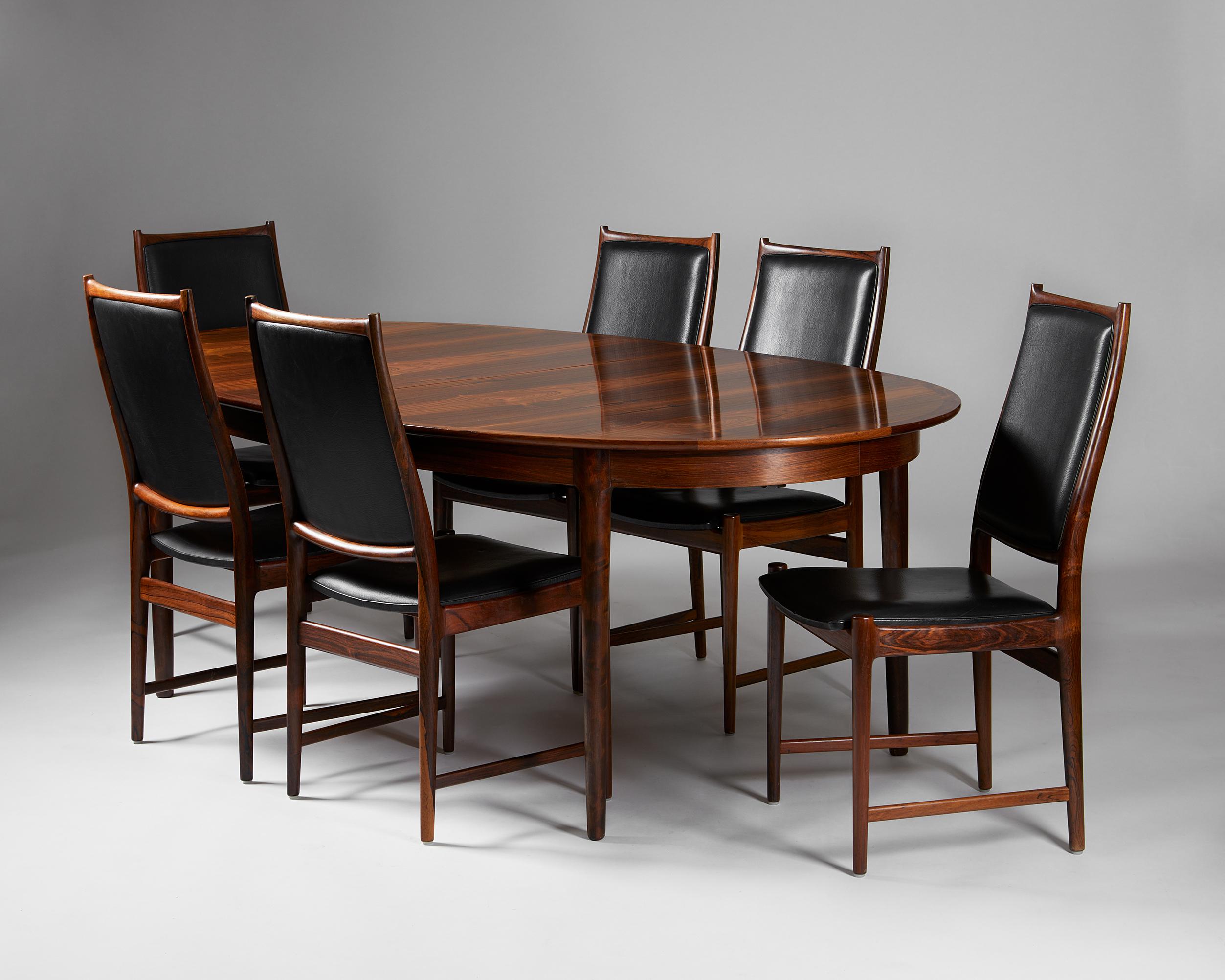Dining Table ‘Darby’ Designed by Torbjörn Afdal for Bruksbo, Norway, 1960s 3