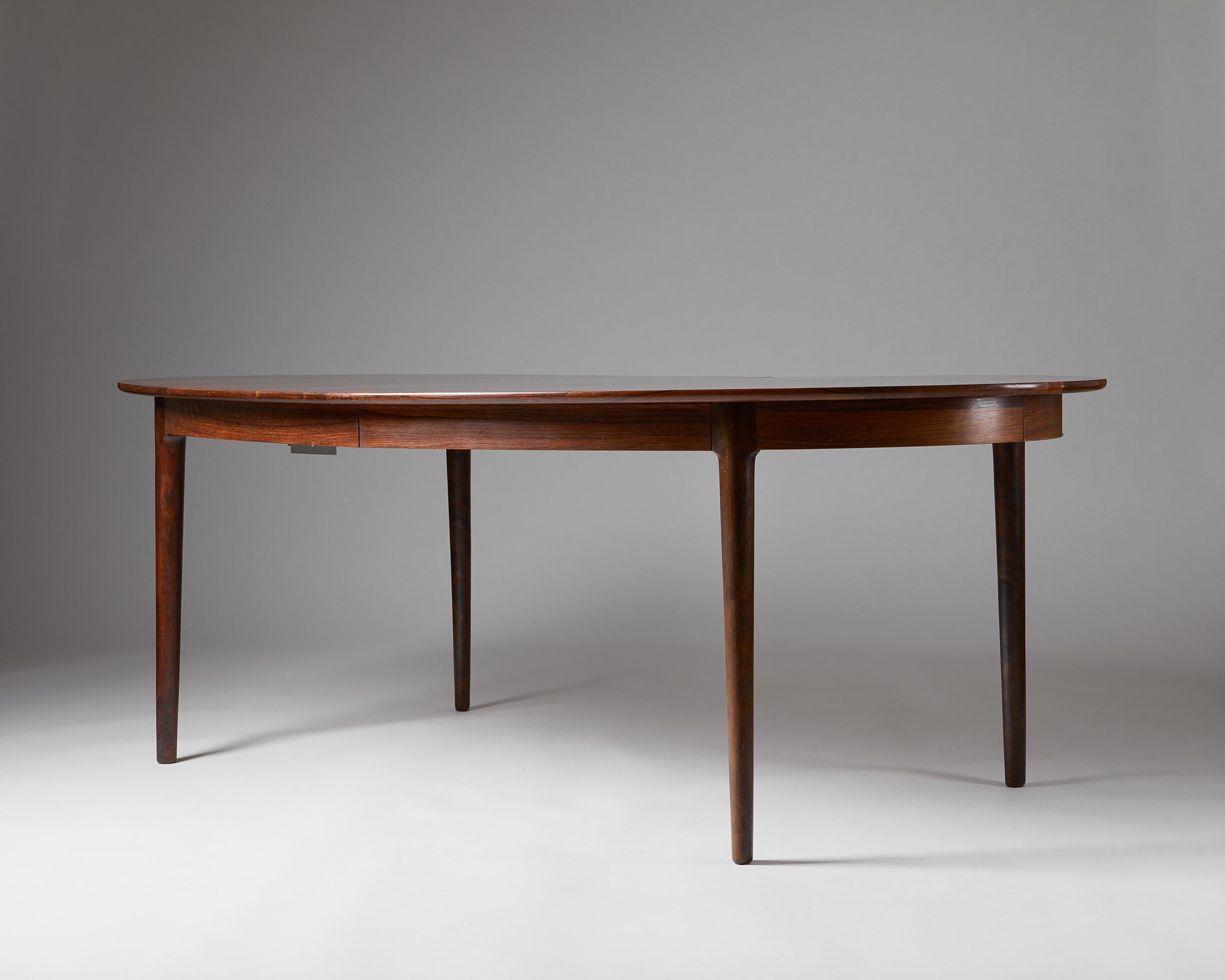 Mid-Century Modern Dining Table ‘Darby’ Designed by Torbjörn Afdal for Bruksbo, Norway, 1960s