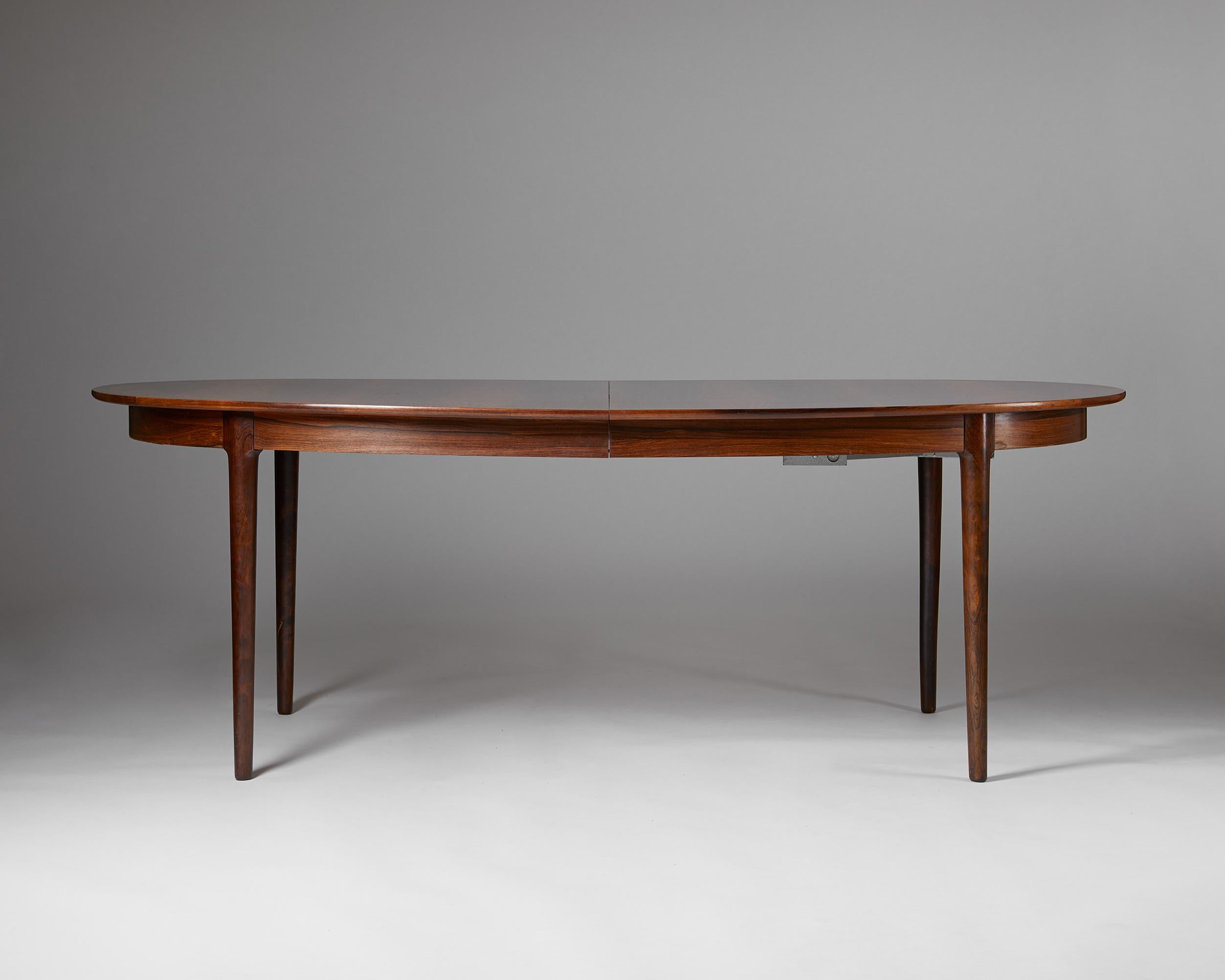 Norwegian Dining Table ‘Darby’ Designed by Torbjörn Afdal for Bruksbo, Norway, 1960s