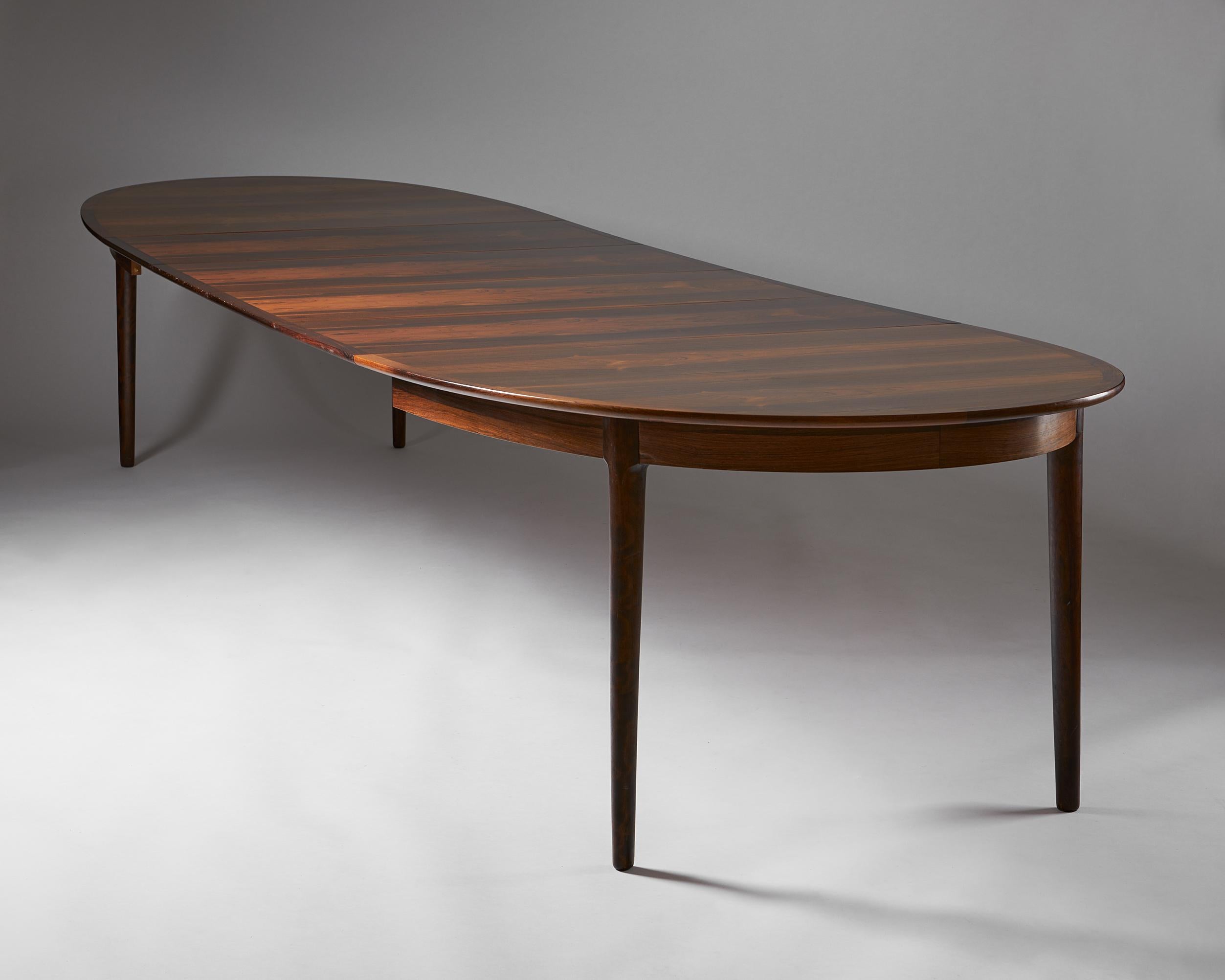 20th Century Dining Table ‘Darby’ Designed by Torbjörn Afdal for Bruksbo, Norway, 1960s