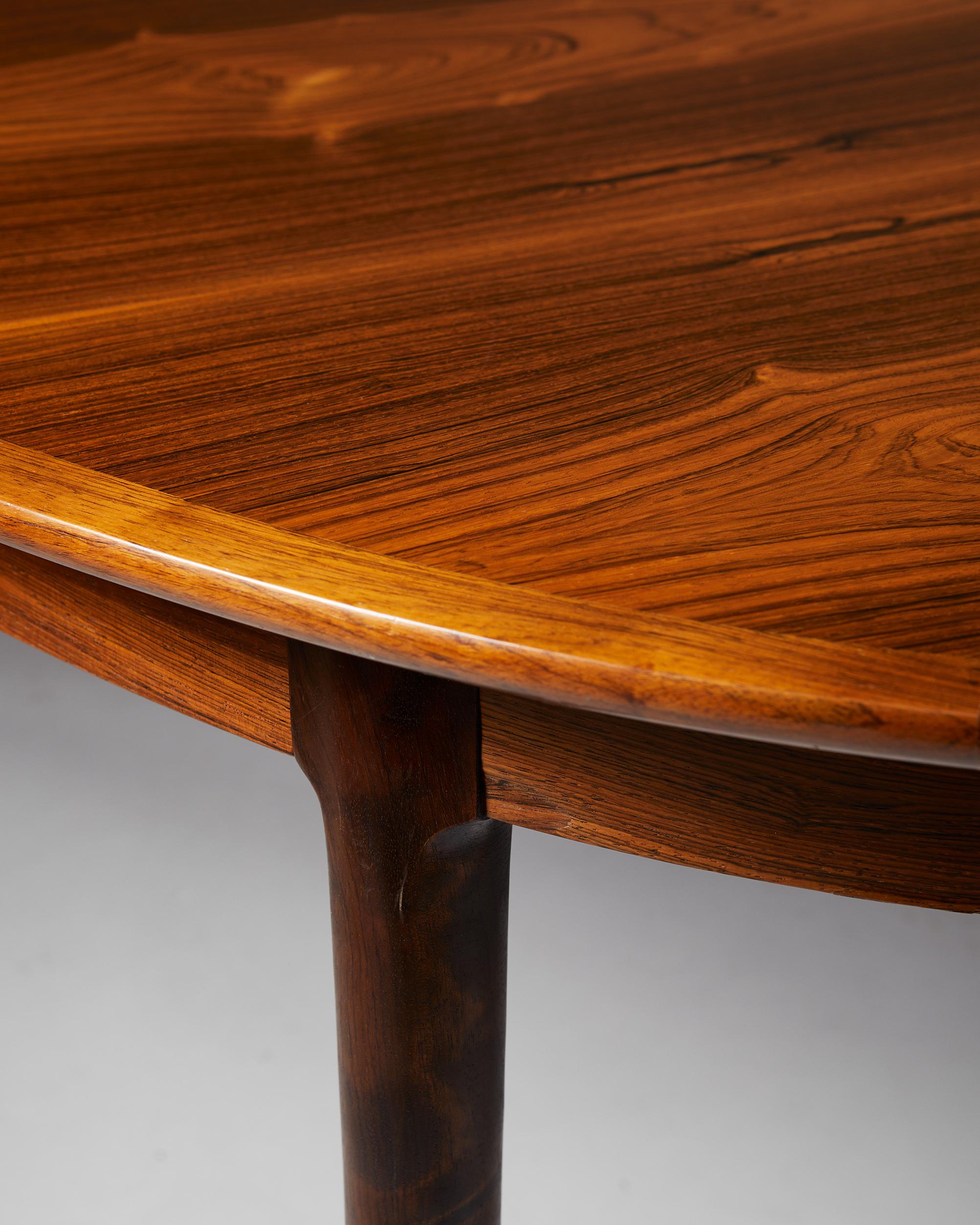 Dining Table ‘Darby’ Designed by Torbjörn Afdal for Bruksbo, Norway, 1960s 1
