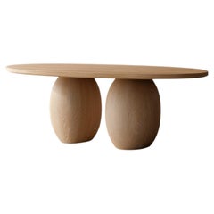 Dining Table Design by Joel Escalona Fishes No18 Accent Oak Table