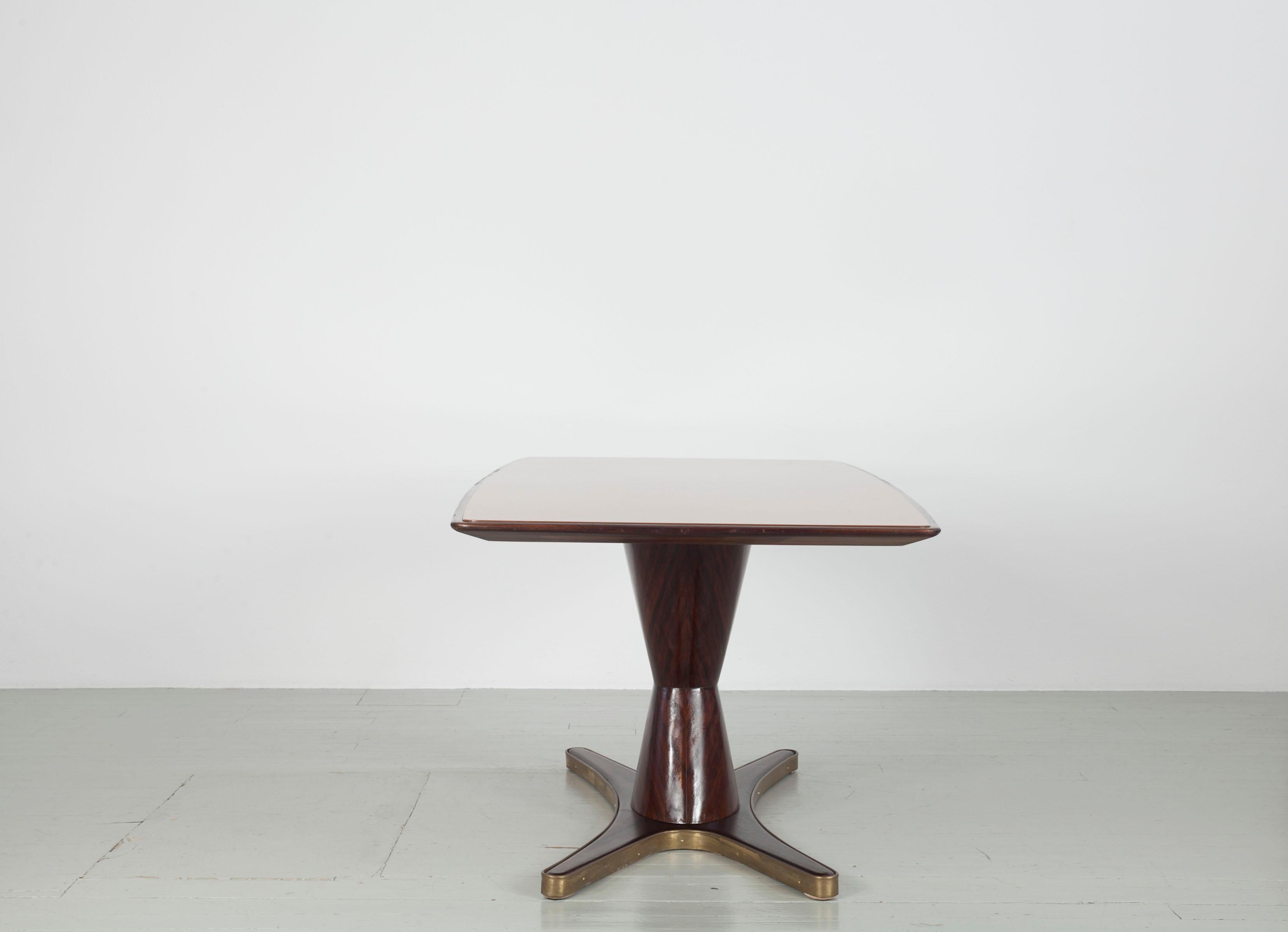 Mid-Century Modern Table de salle à manger, design de Vittorio Dassi, Italie, années 1950 en vente