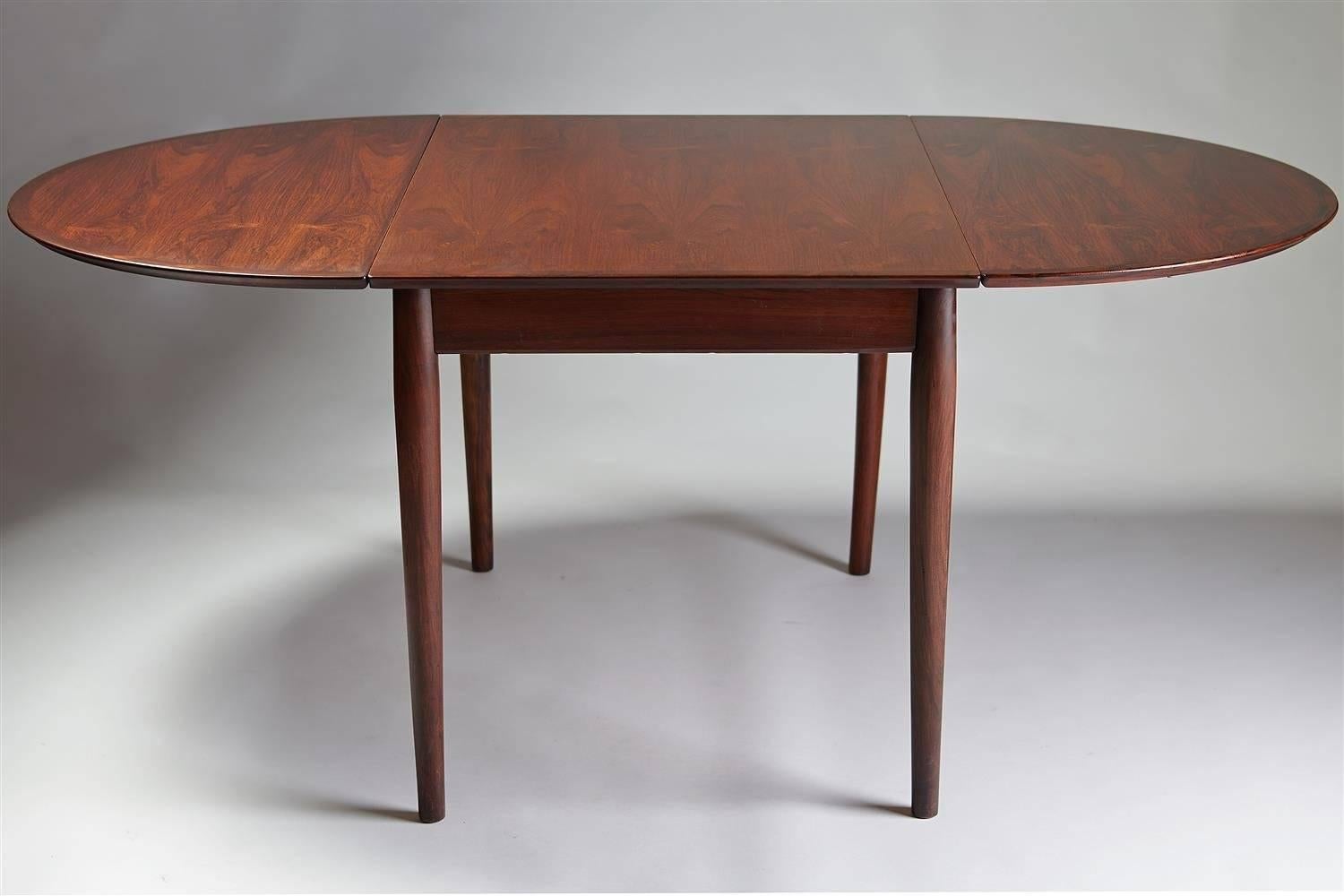 Scandinavian Modern Dining Table Designed by Arne Vodder for Sibast, Denmark, 1958