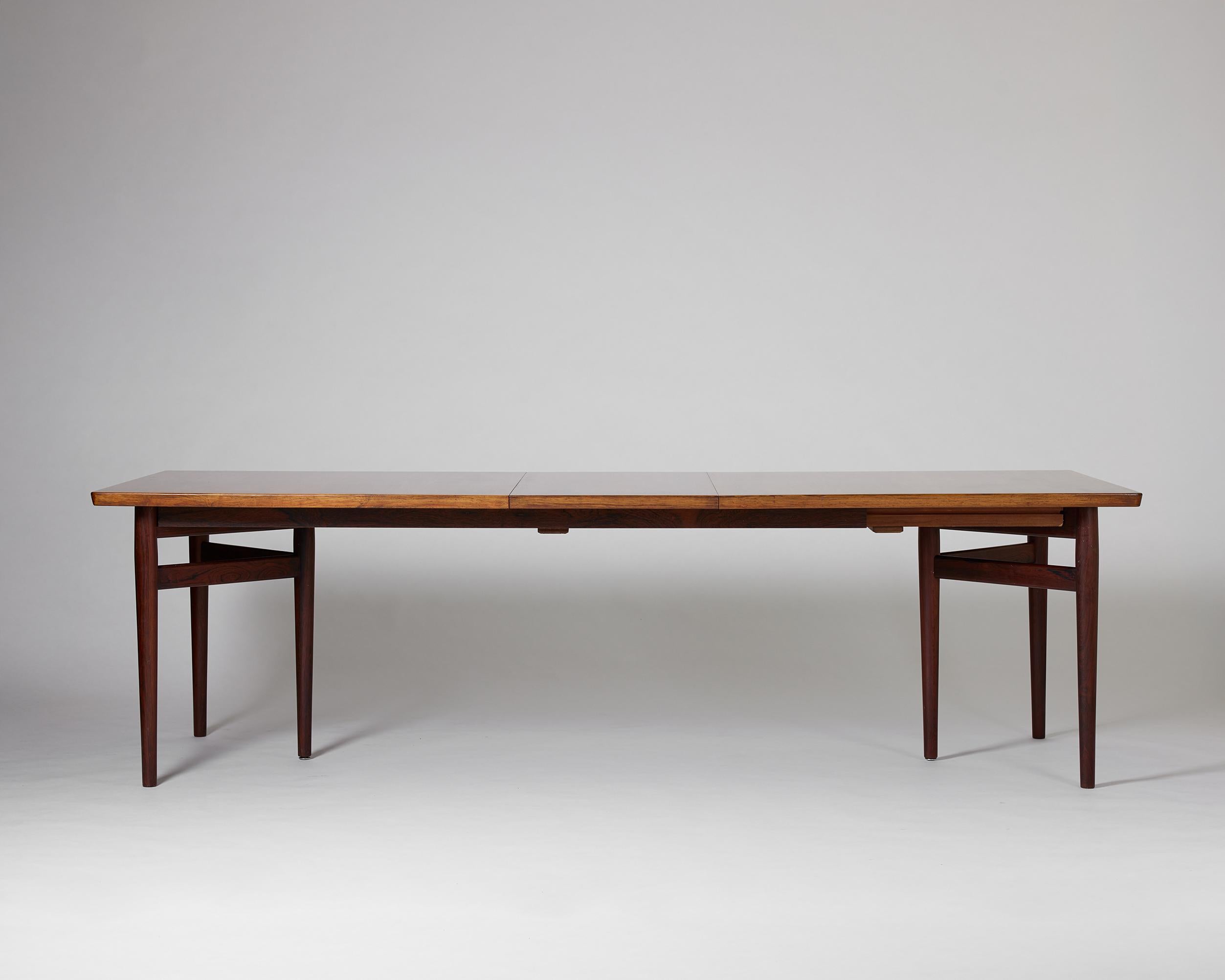Danish Dining table designed by Arne Vodder for Sibast Denmark, 1960s.