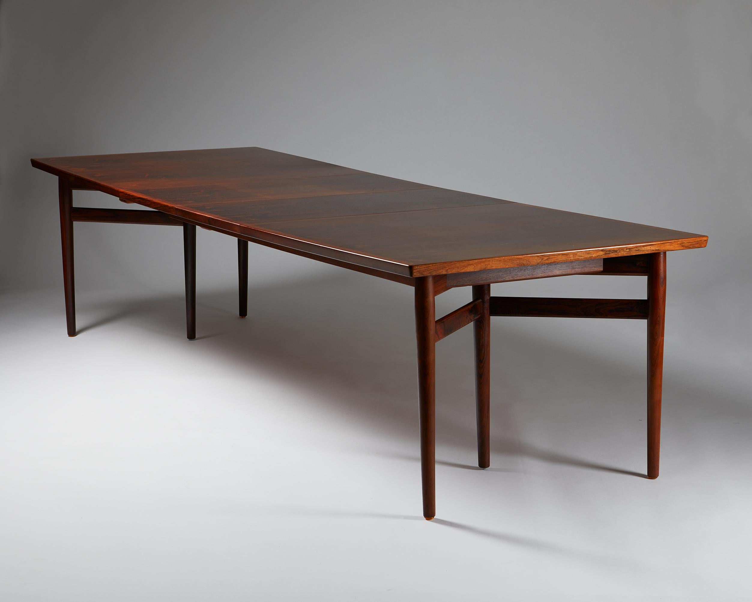 Mid-20th Century Dining Table Designed by Arne Vodder for Sibast, Denmark, 1960's