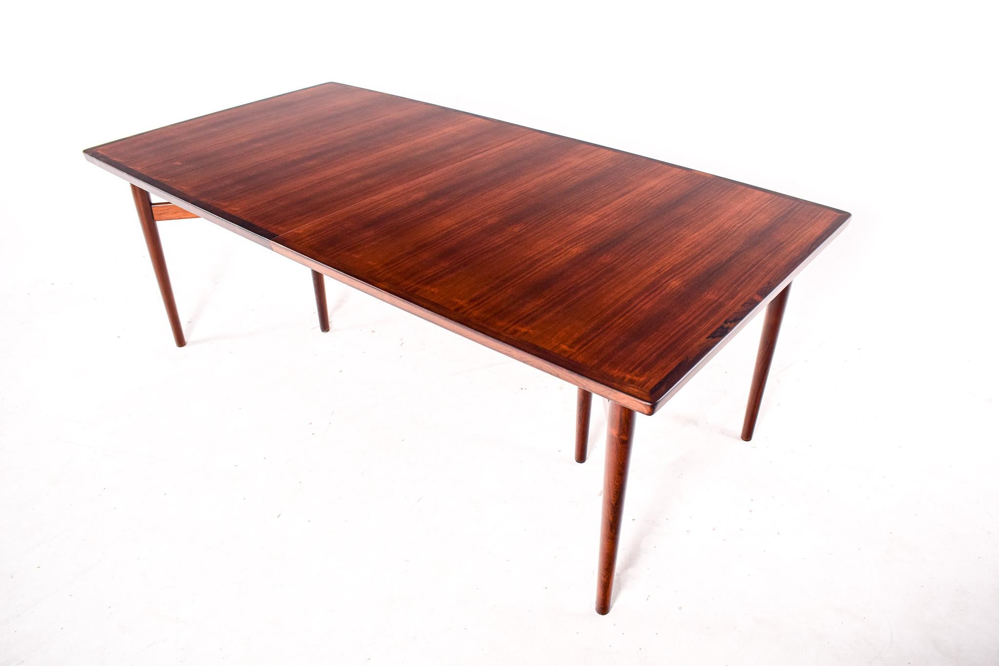 Rosewood Dining Table Designed by Arne Vodder for Sibast, Denmark, 1960's