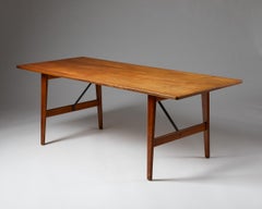Dining Table Designed by Börge Mogensen for Söborg, Denmark, 1950's