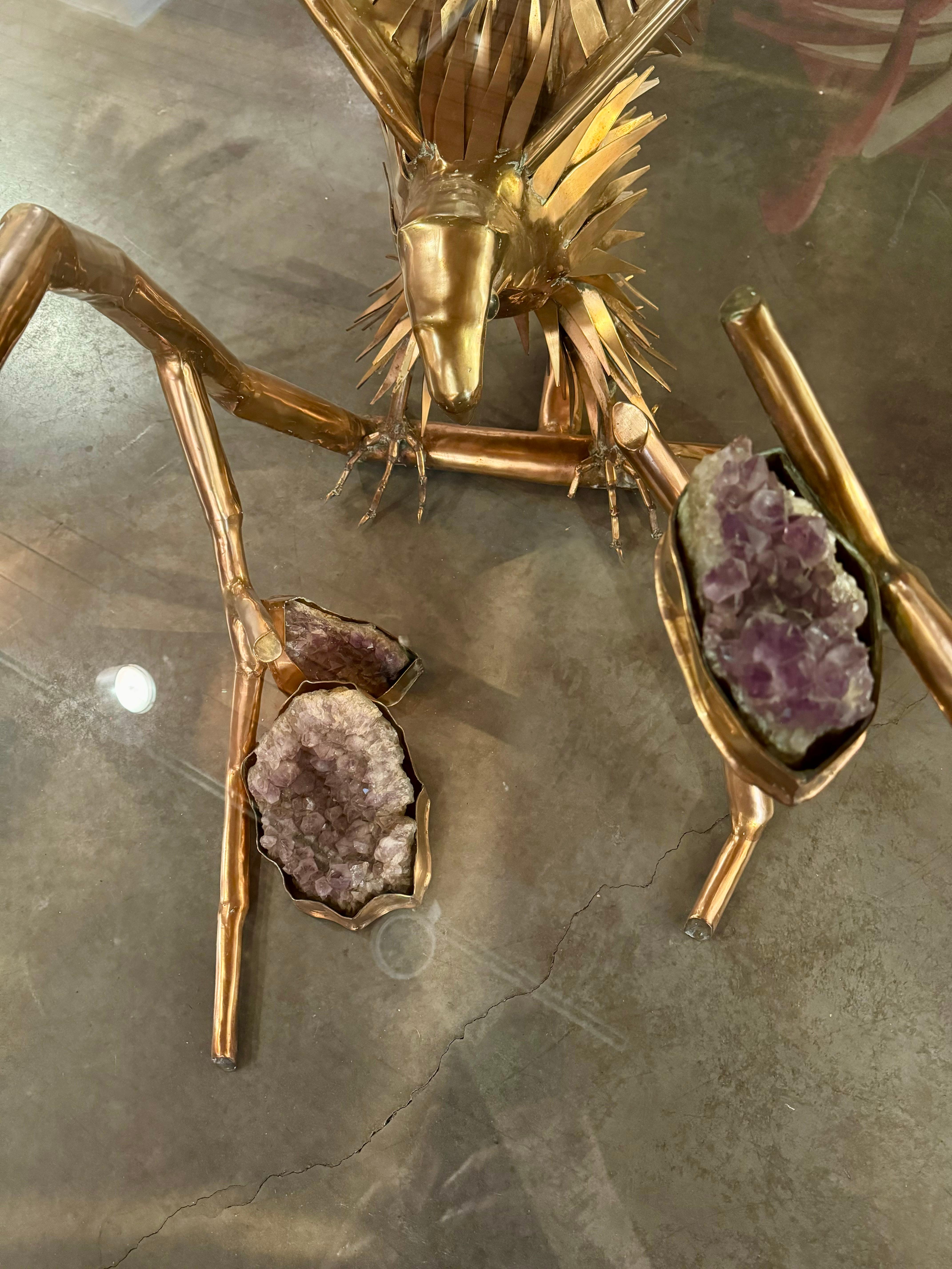 French Dining table designed by Christian Techouyeres for Maison Jansen For Sale