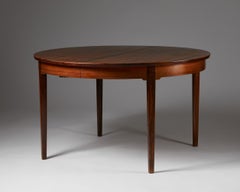 Table de salle à manger Conçue par Erik Wørts pour Wørts, Danemark. 1950s