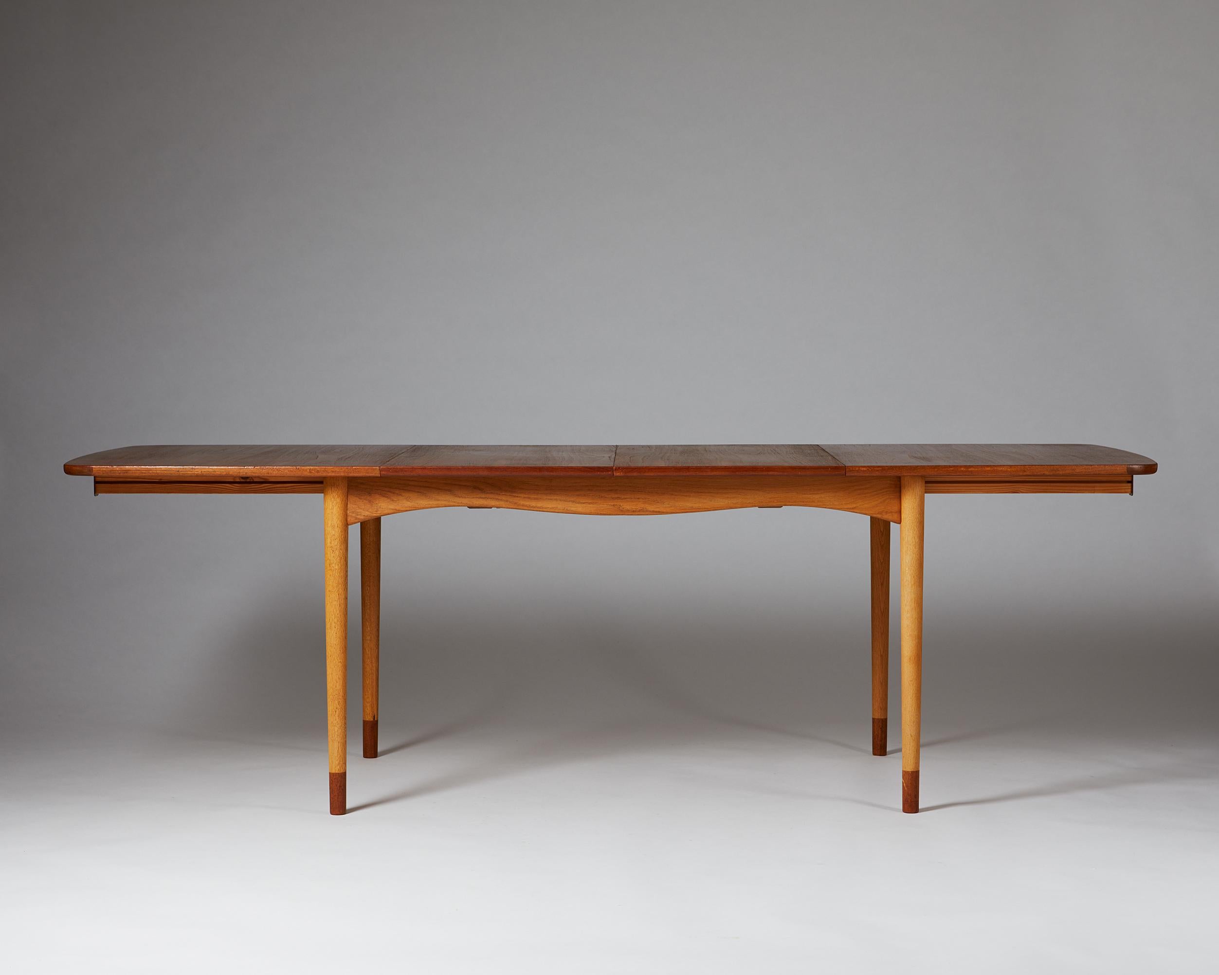Mid-Century Modern Dining Table Designed by Finn Juhl for Bovirke, Denmark, 1950s