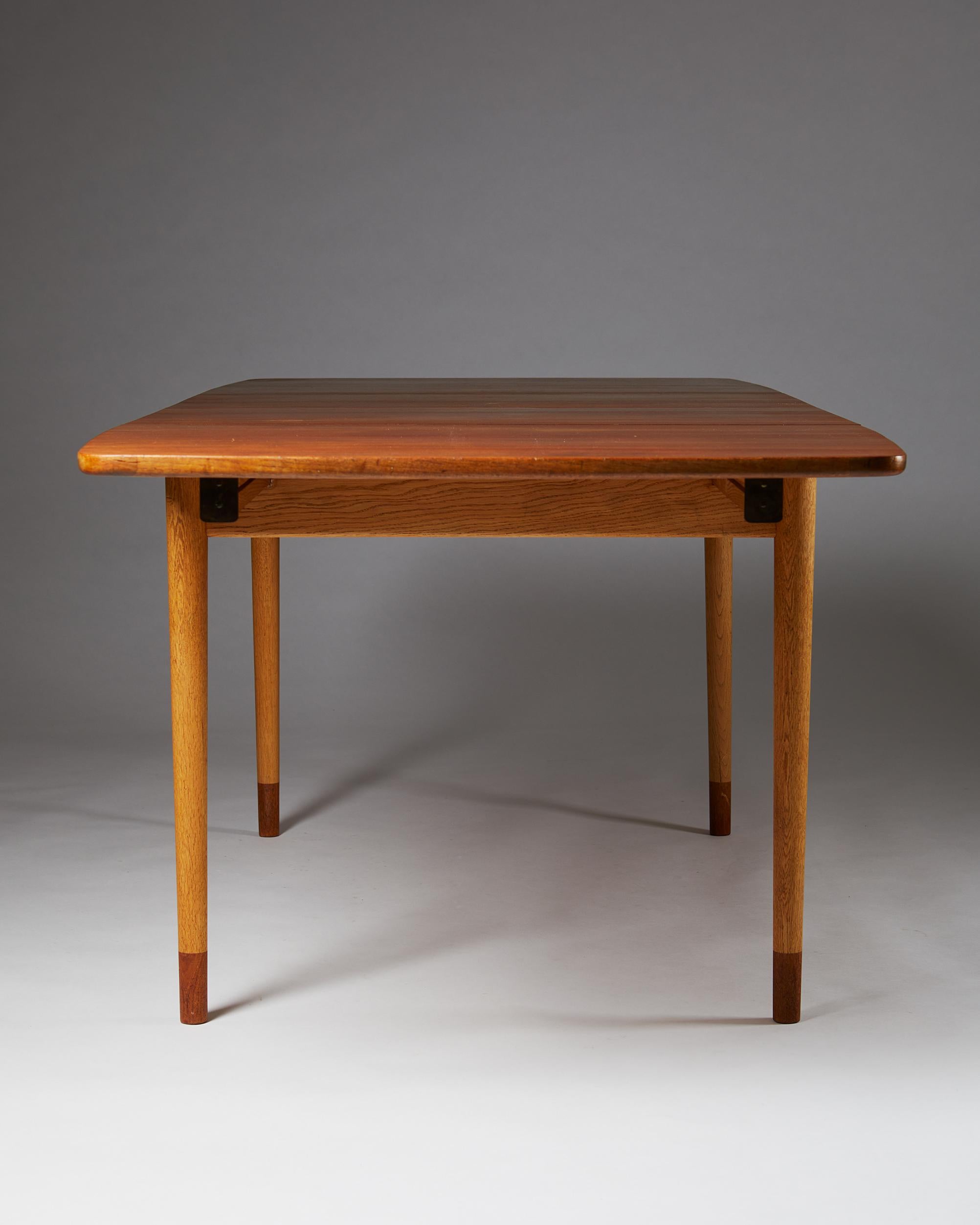 Dining Table Designed by Finn Juhl for Bovirke, Denmark, 1950s In Good Condition In Stockholm, SE