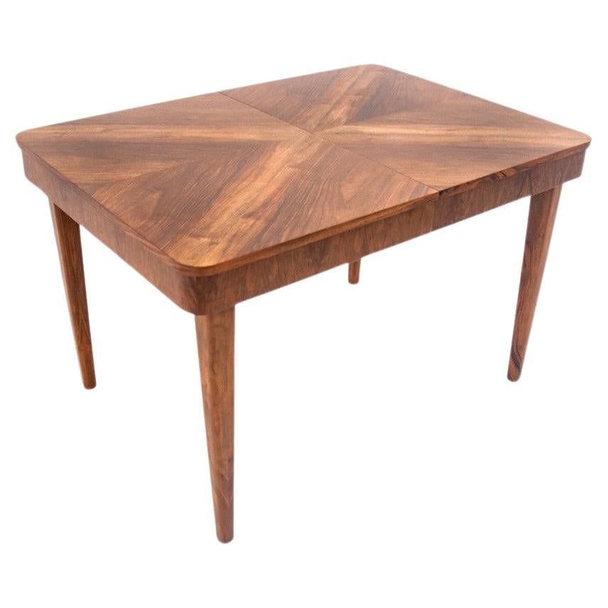 Dining table designed by J. Halabala, Czechoslovakia, 1930s. After renovation. For Sale