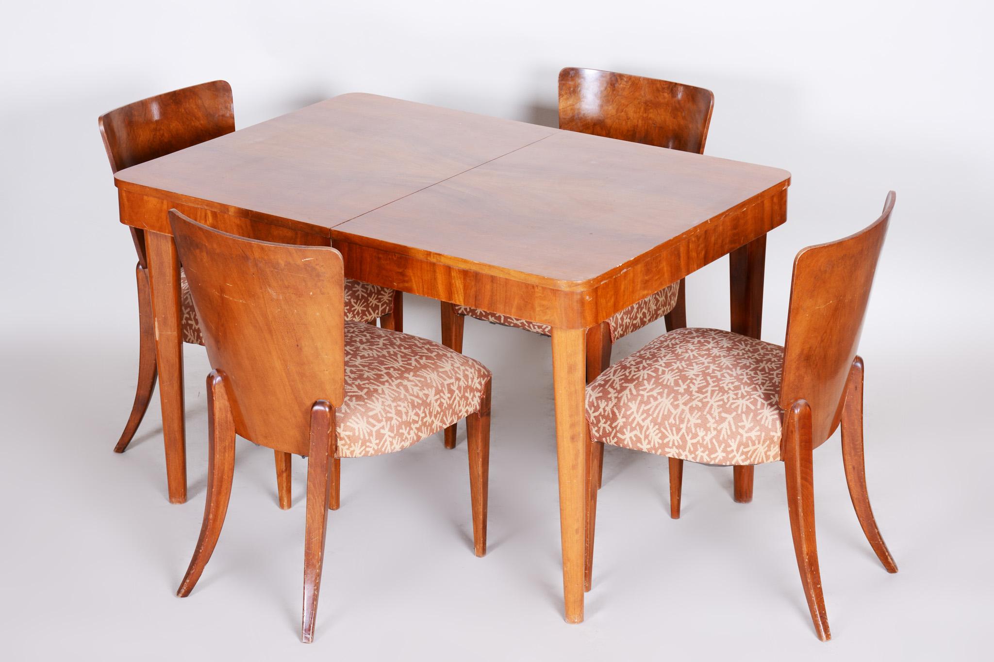 Dining Table, Designed by Jindrich Halabala, 1940s, Made by Up Závody For Sale 3